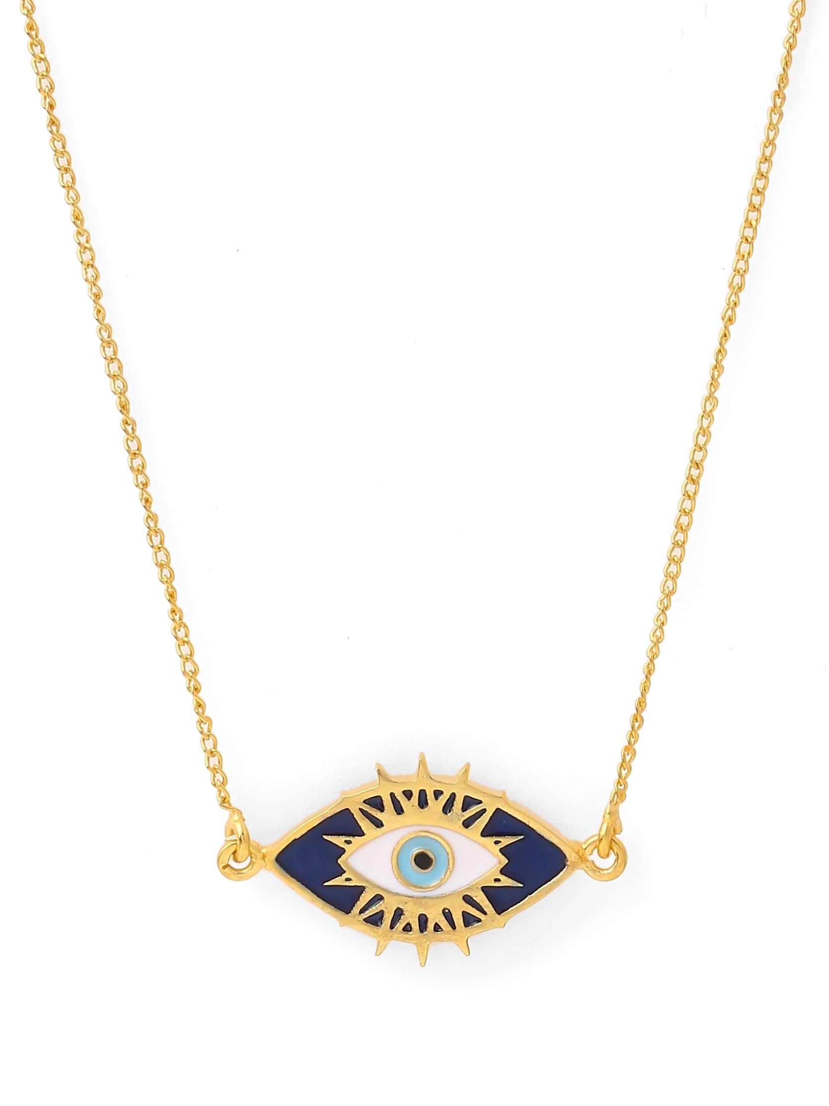 Evil Eye Neck Chain - Gold