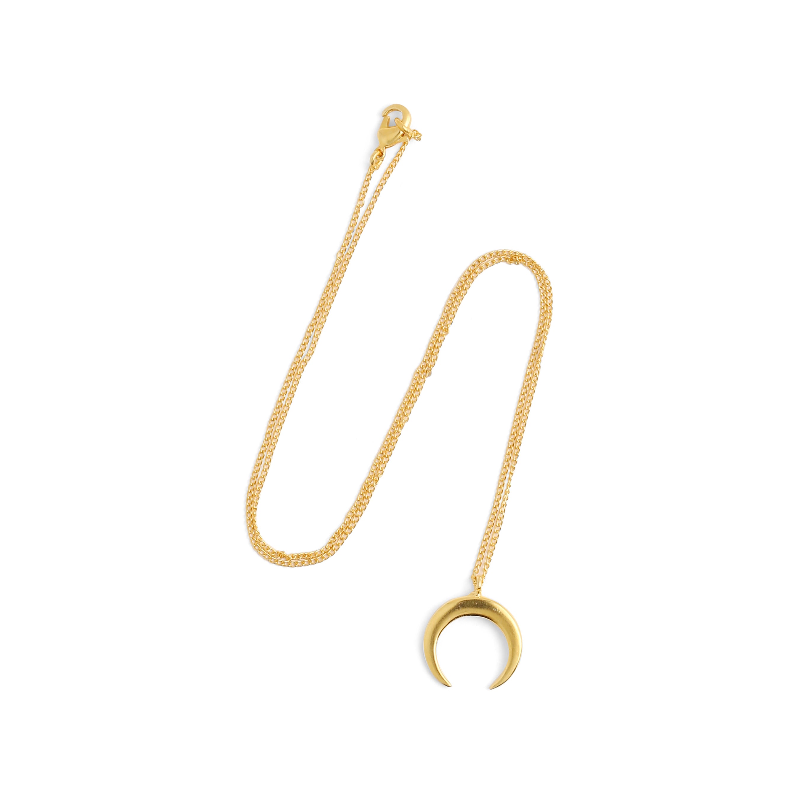 Moon Neck Chain - Gold