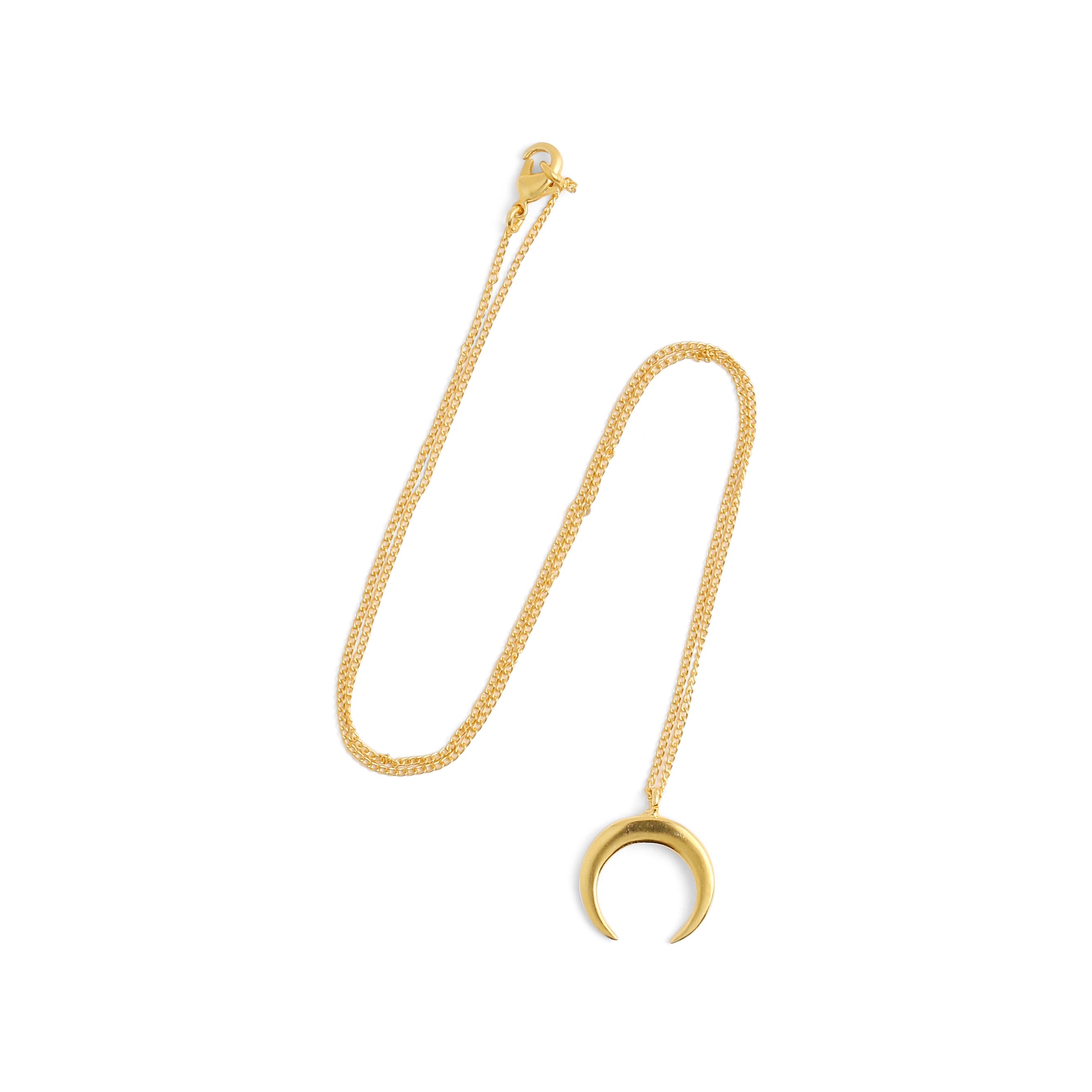 Moon Neck Chain - Gold