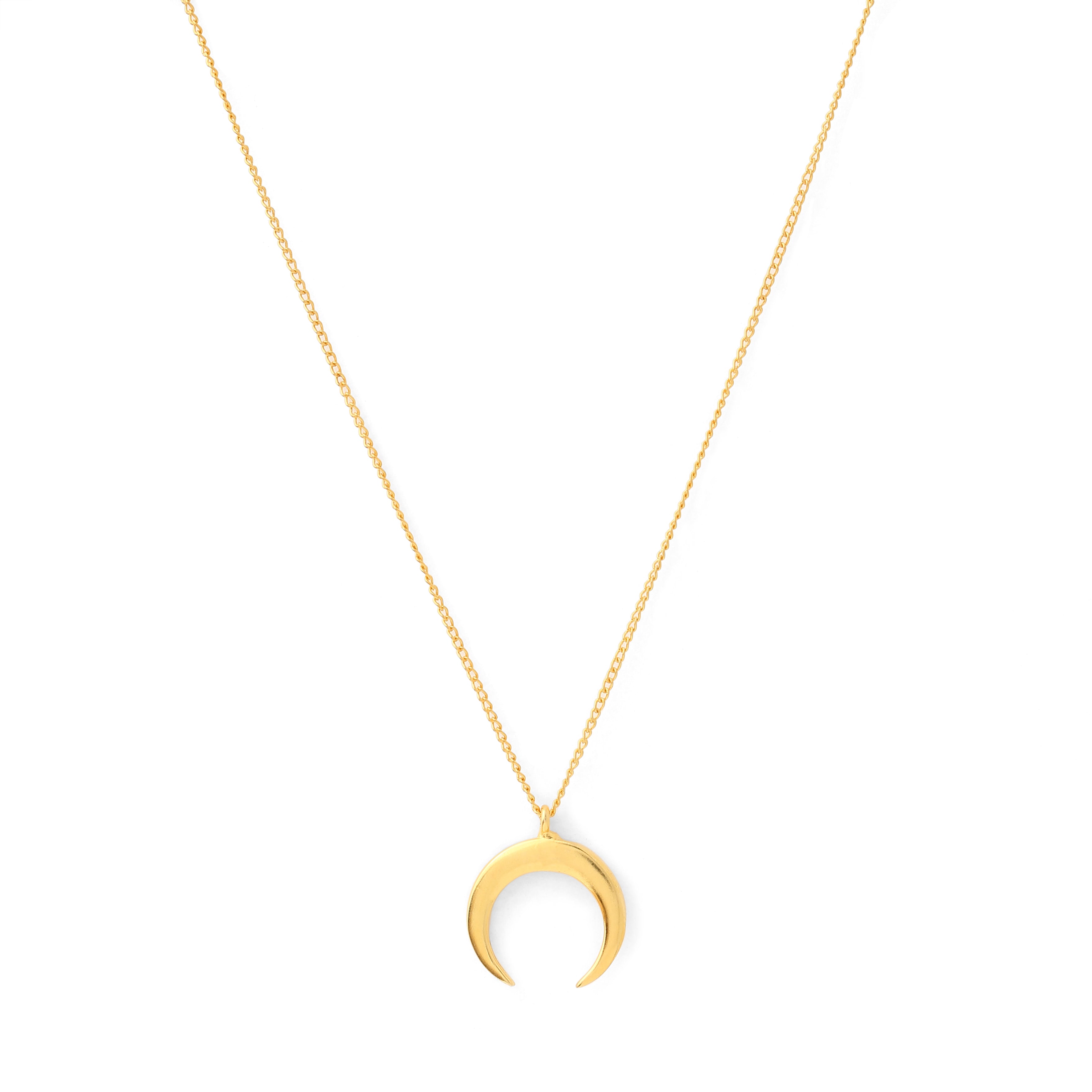 Moon Neck Chain - Gold