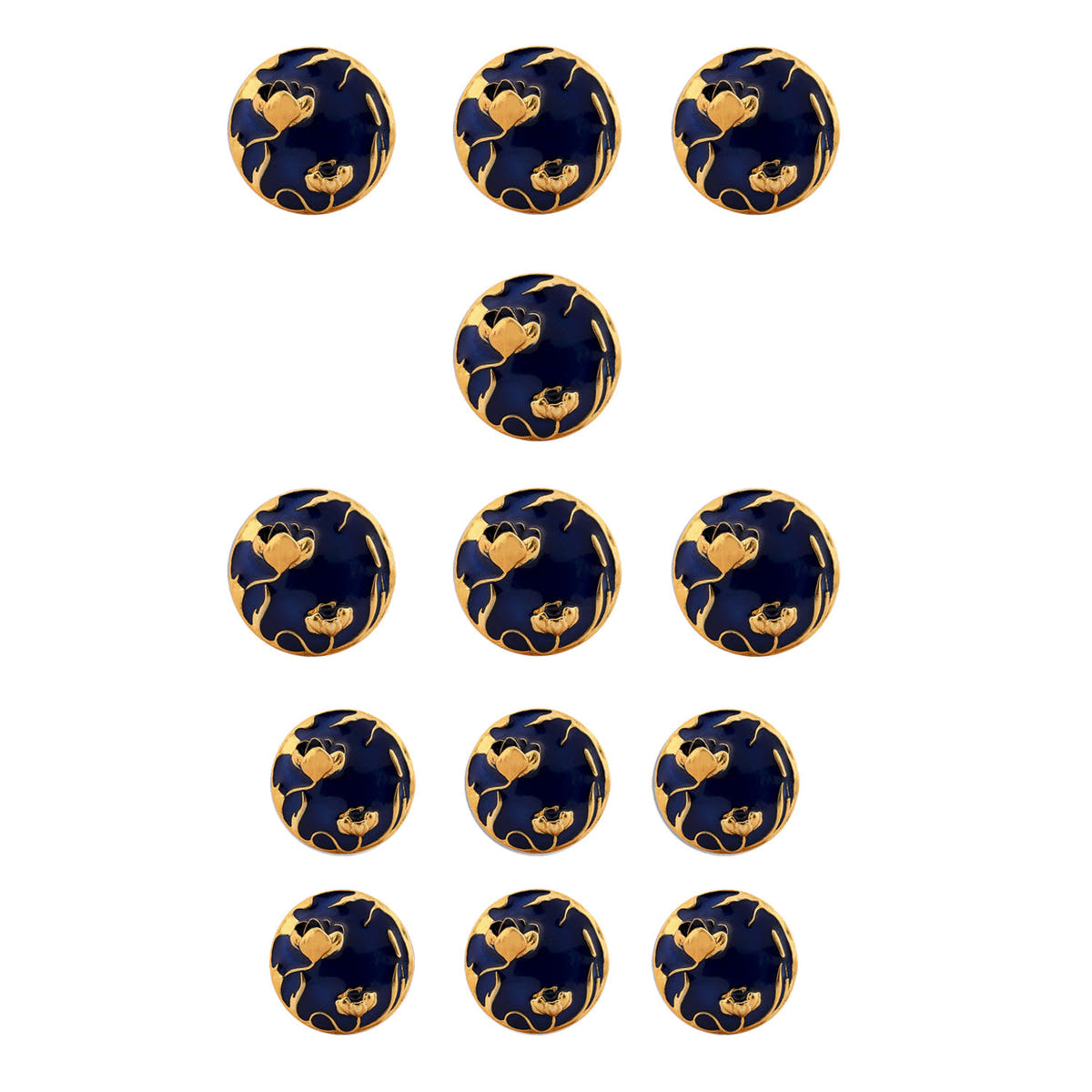 Bloom Blue Buttons - AZGA