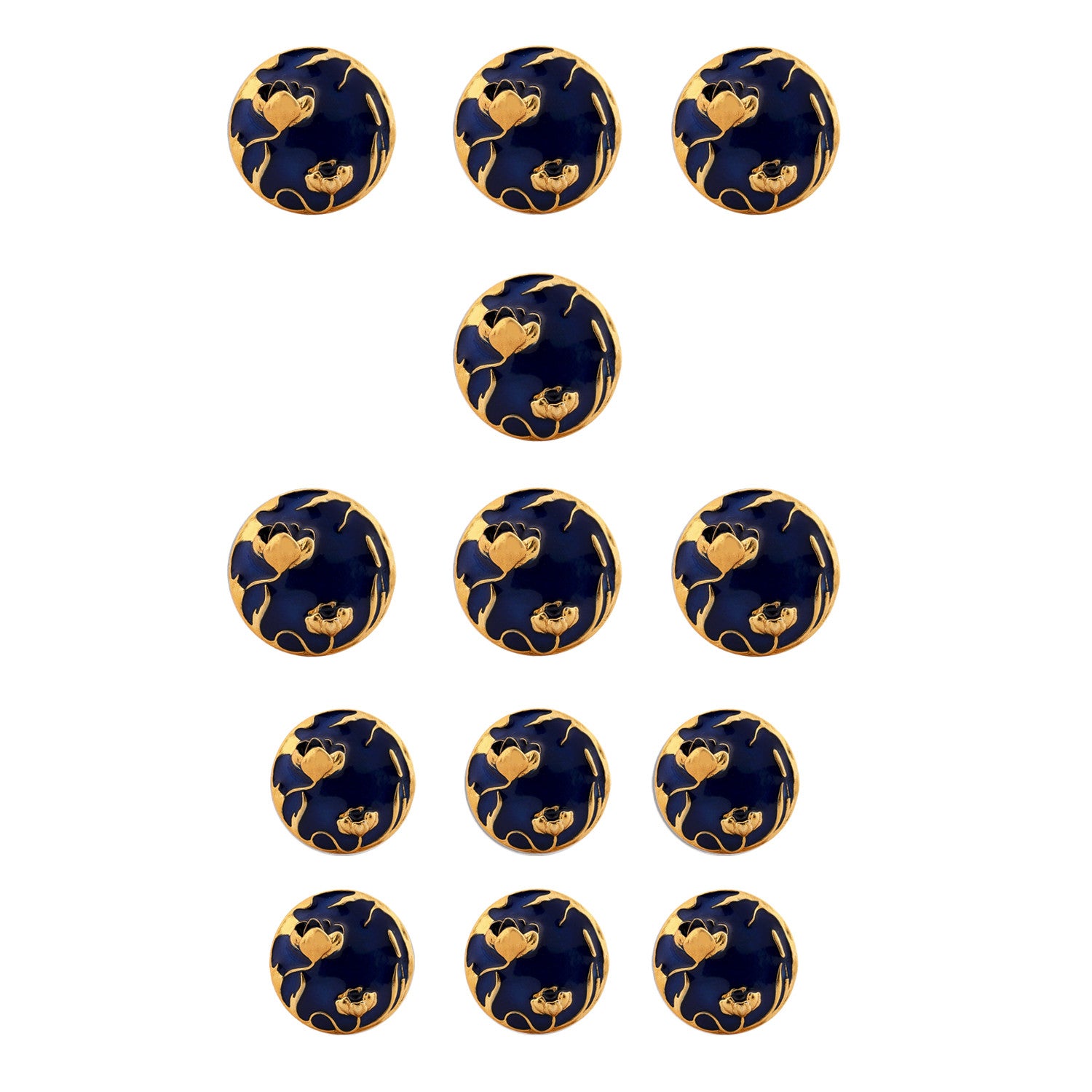 Bloom Blue Buttons - AZGA