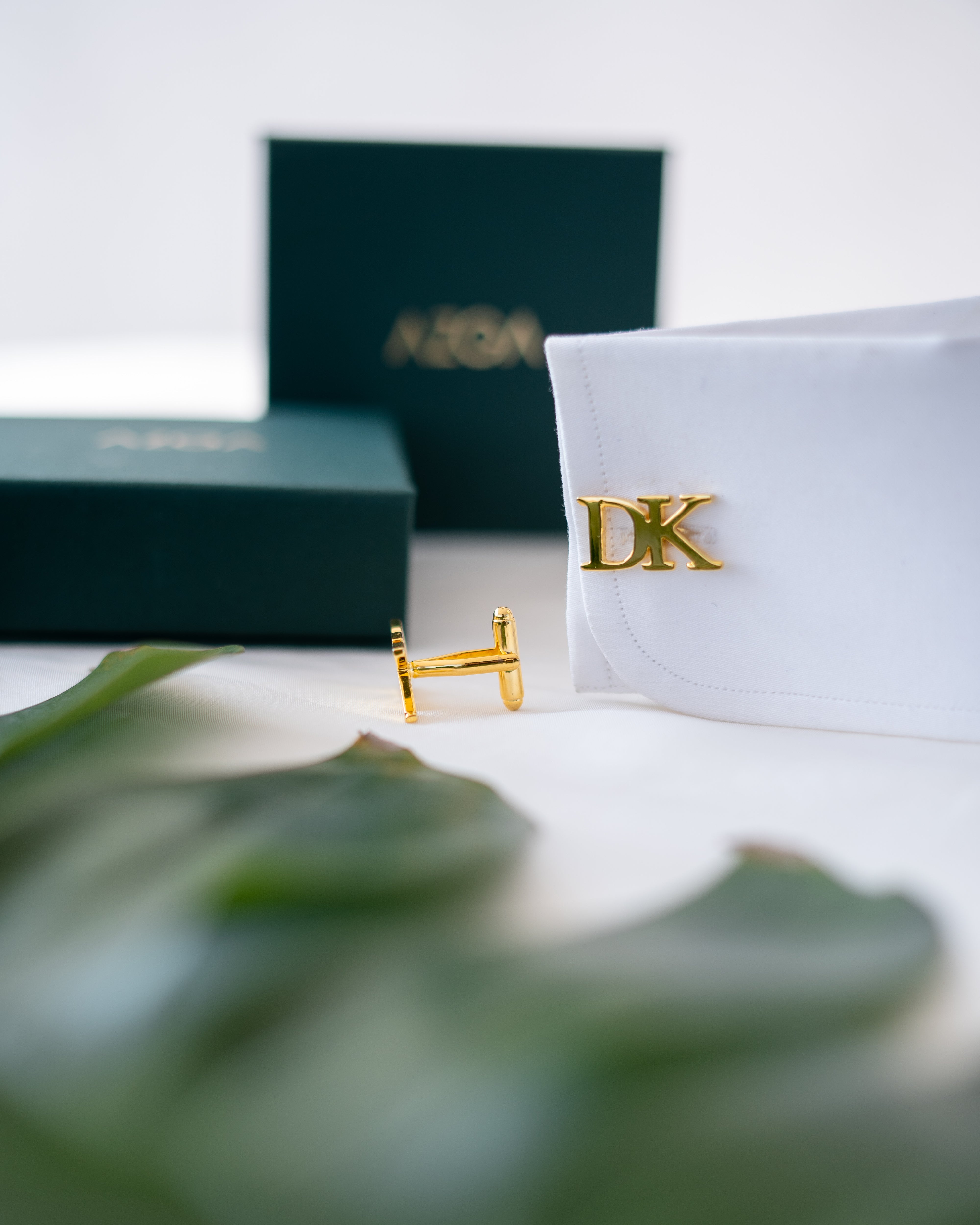 Triple Initial Cufflinks