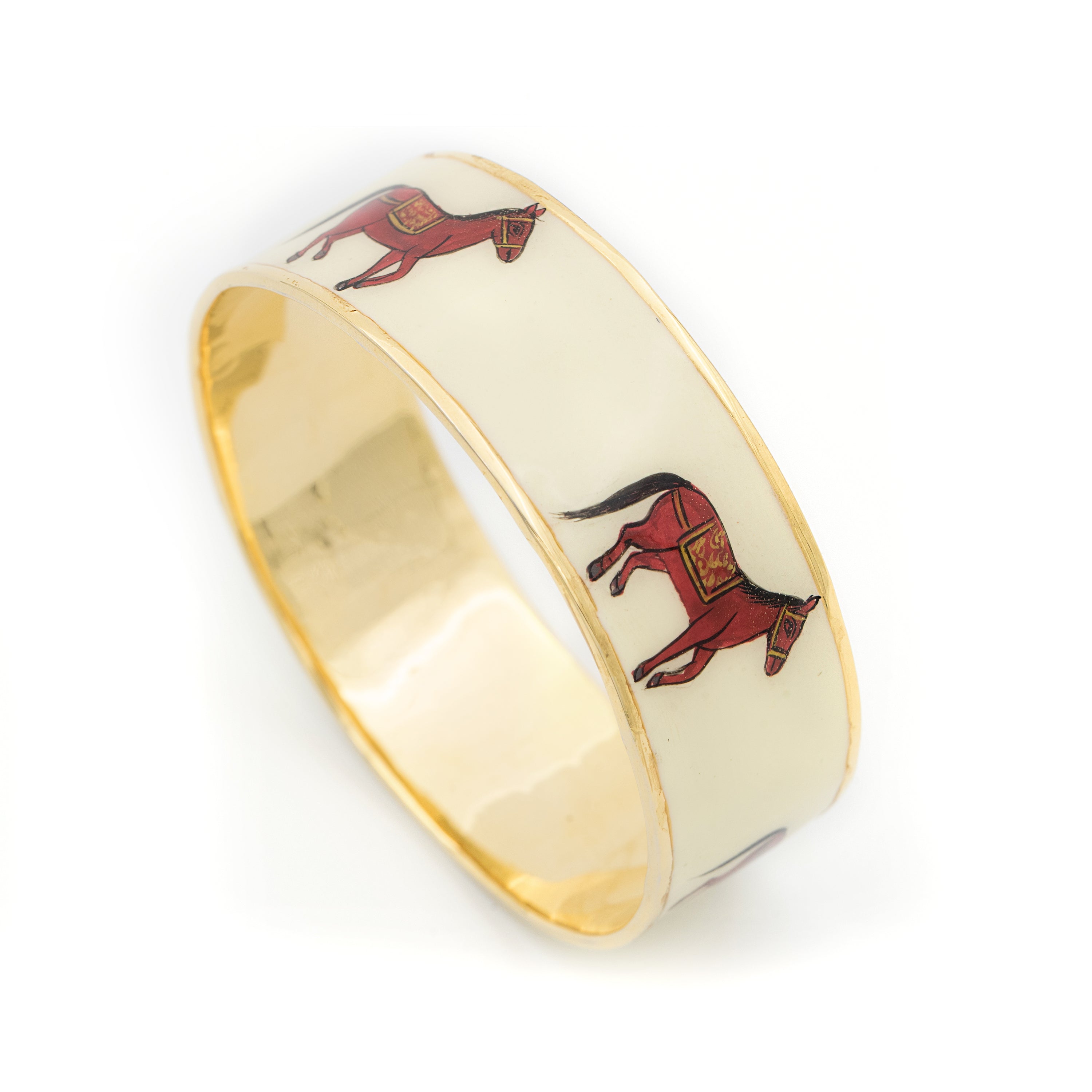 Horse Handpainted Bangle - AZGA