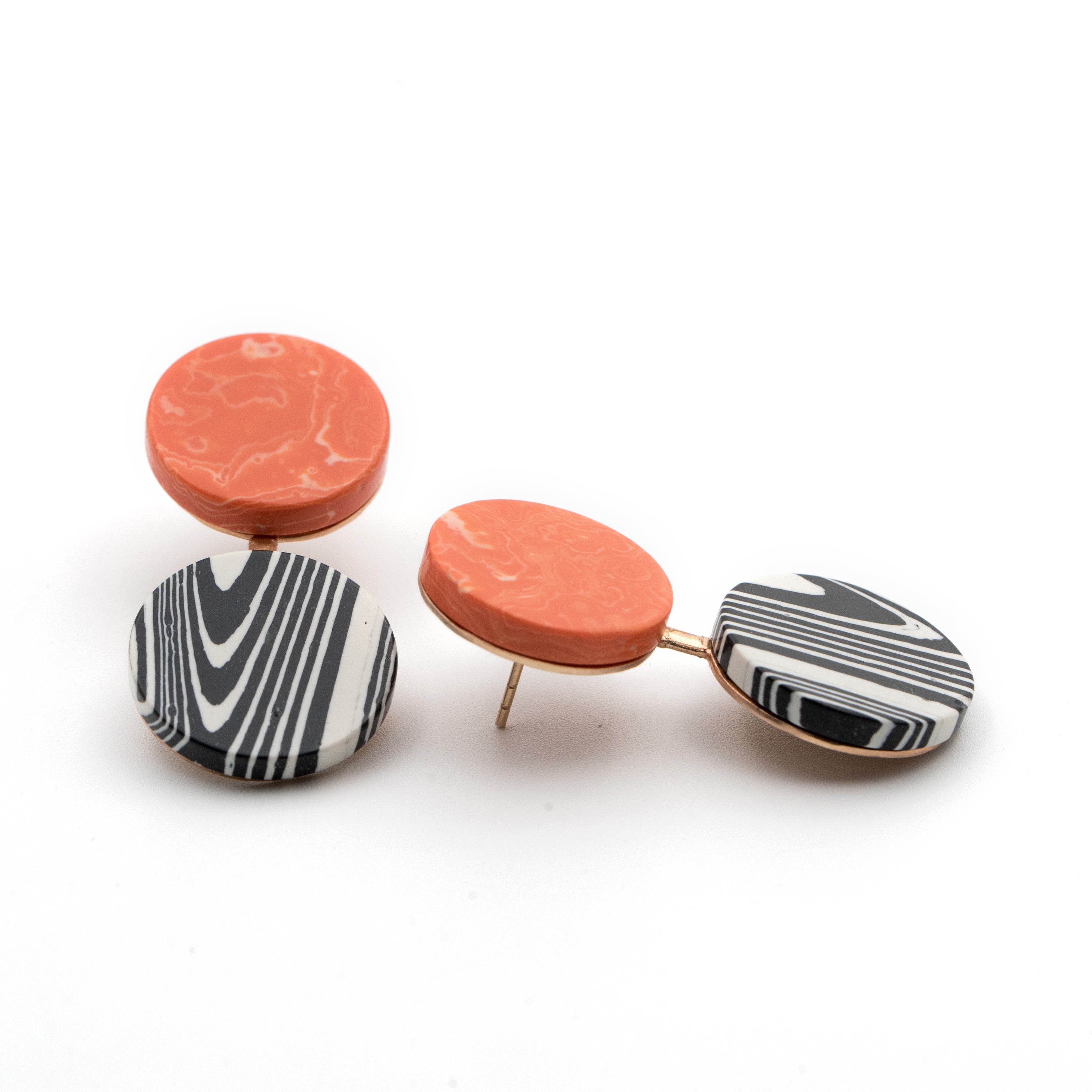 Color block earrings - AZGA