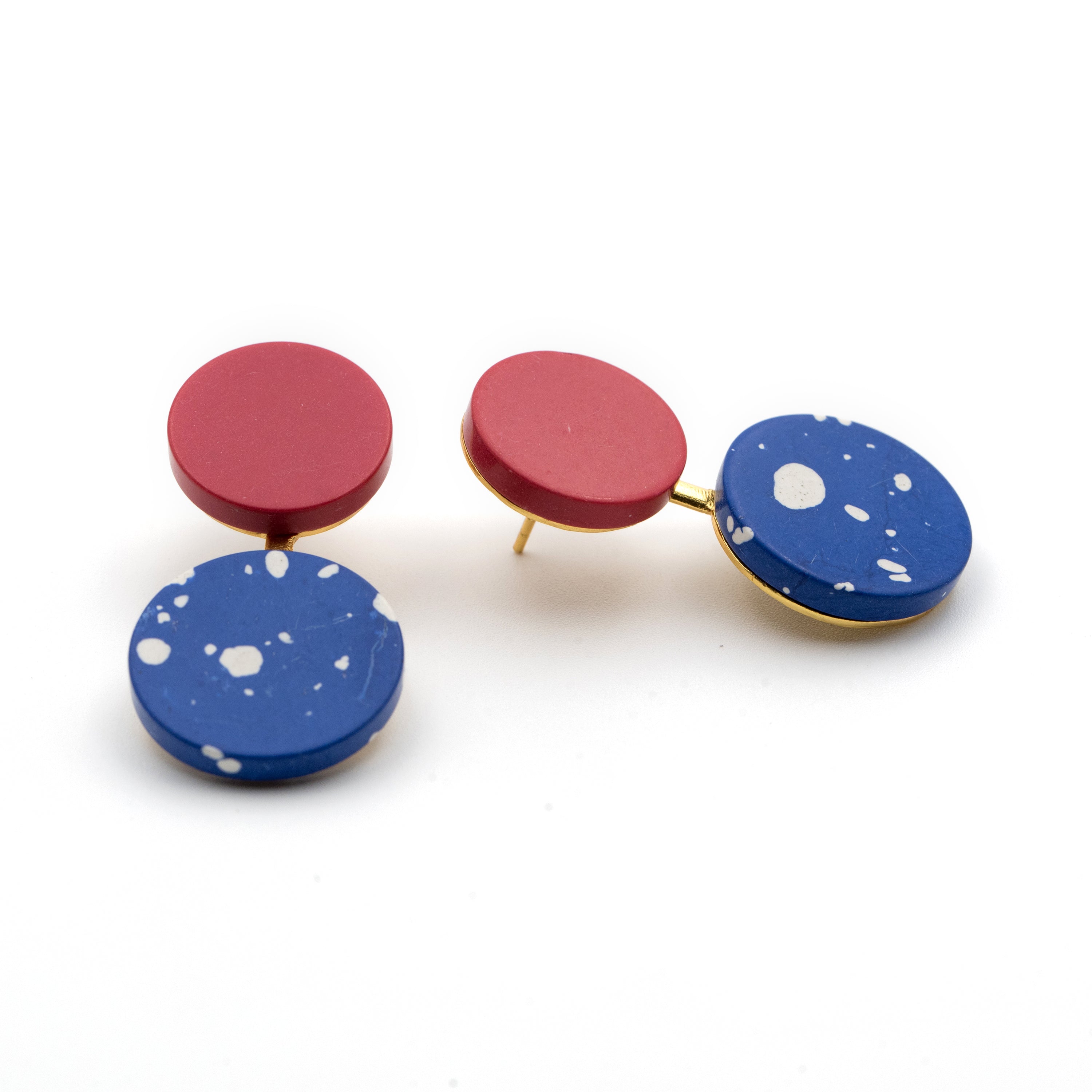 Color block earrings - AZGA