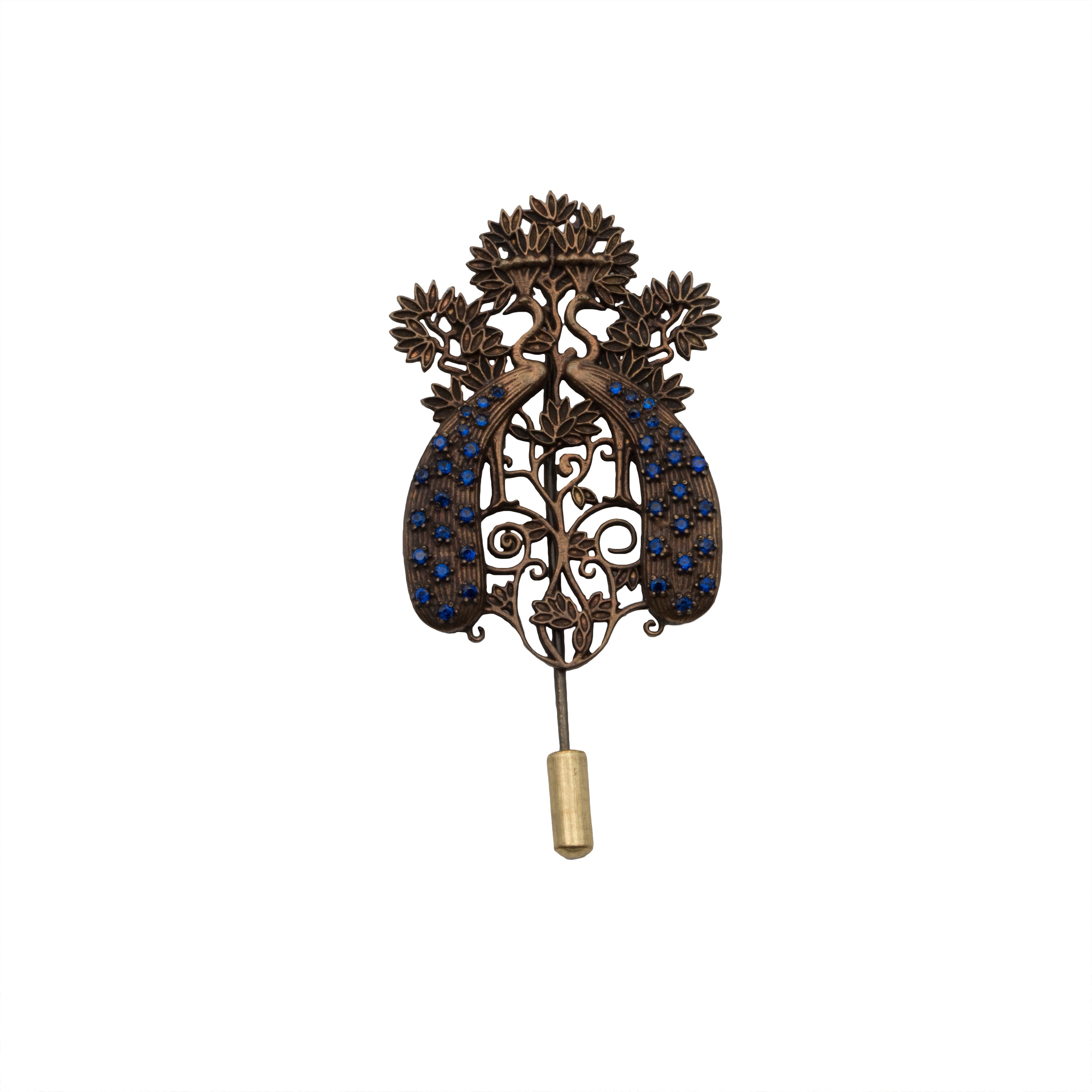 Peacock Brooch