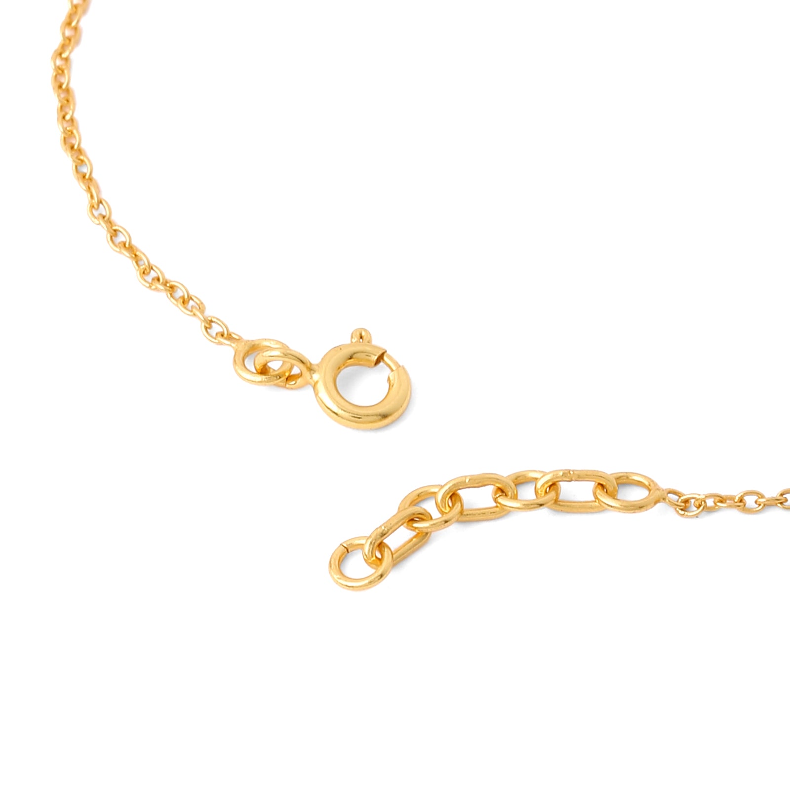 Crescent Moon Polki Bracelet