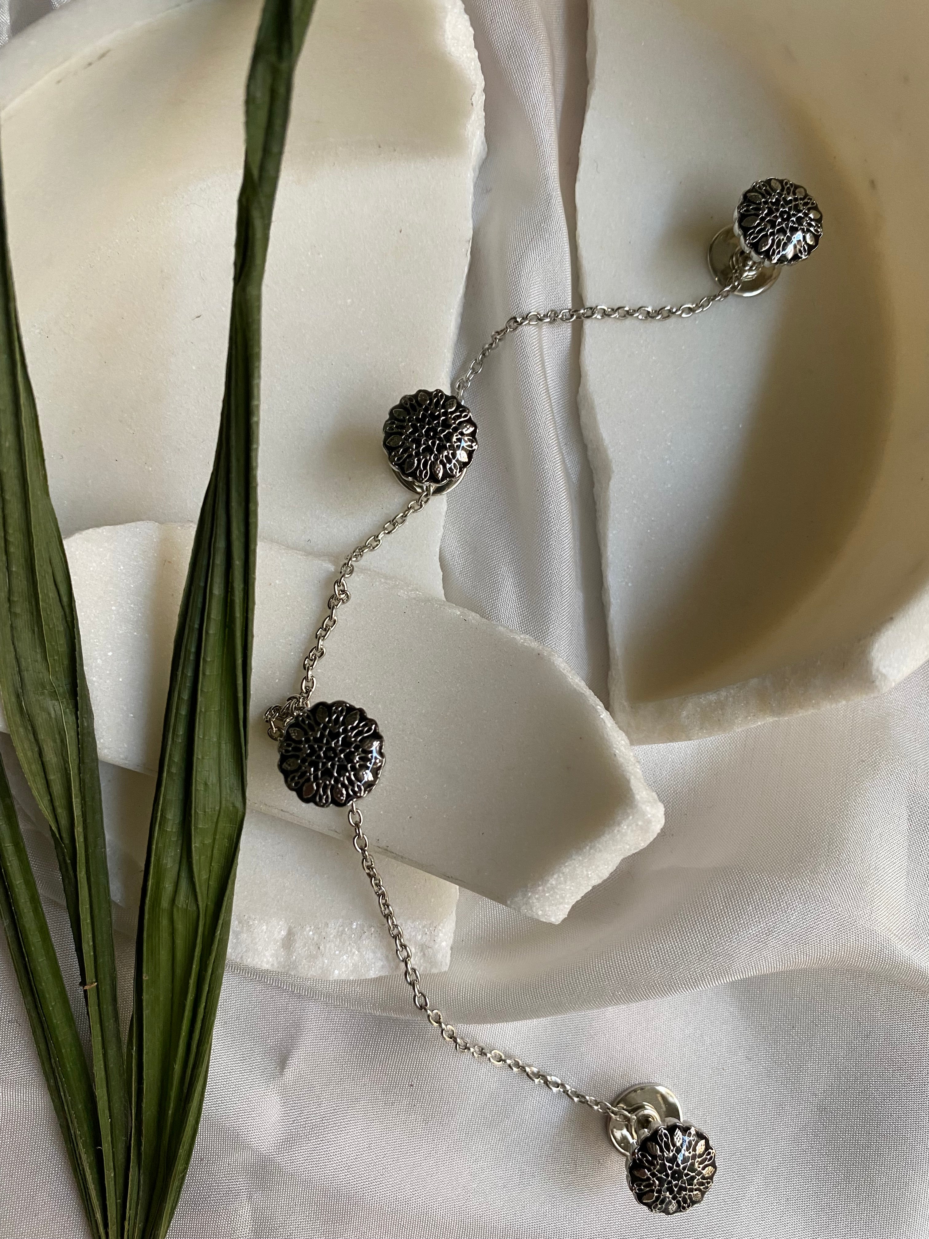 Mughal Kurta Buttons (Set of 4)