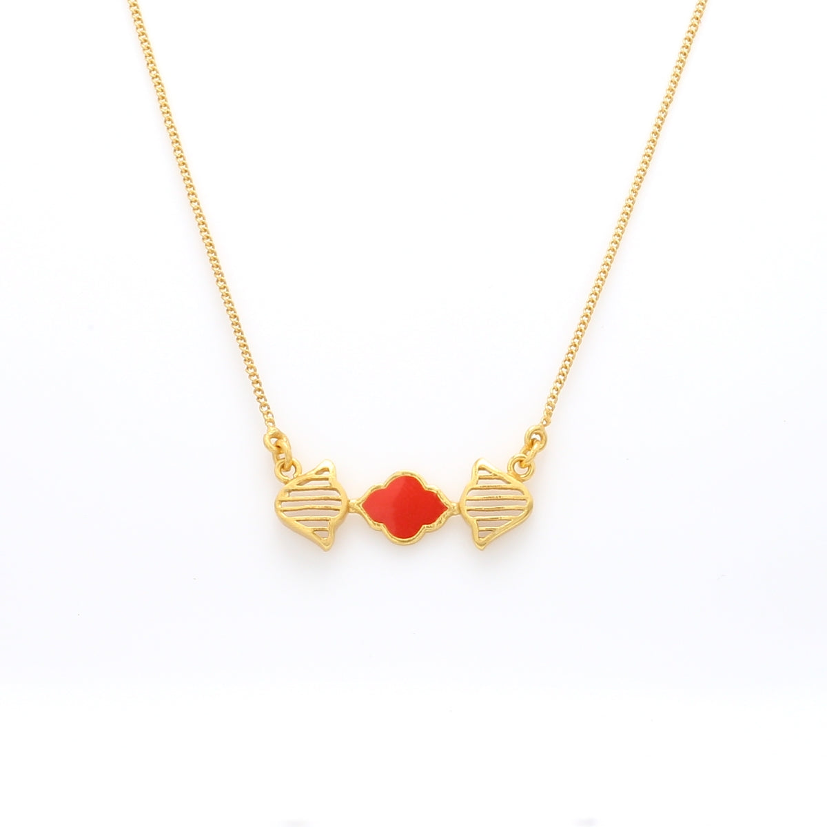 Kashmir Enamel Neck chain - AZGA