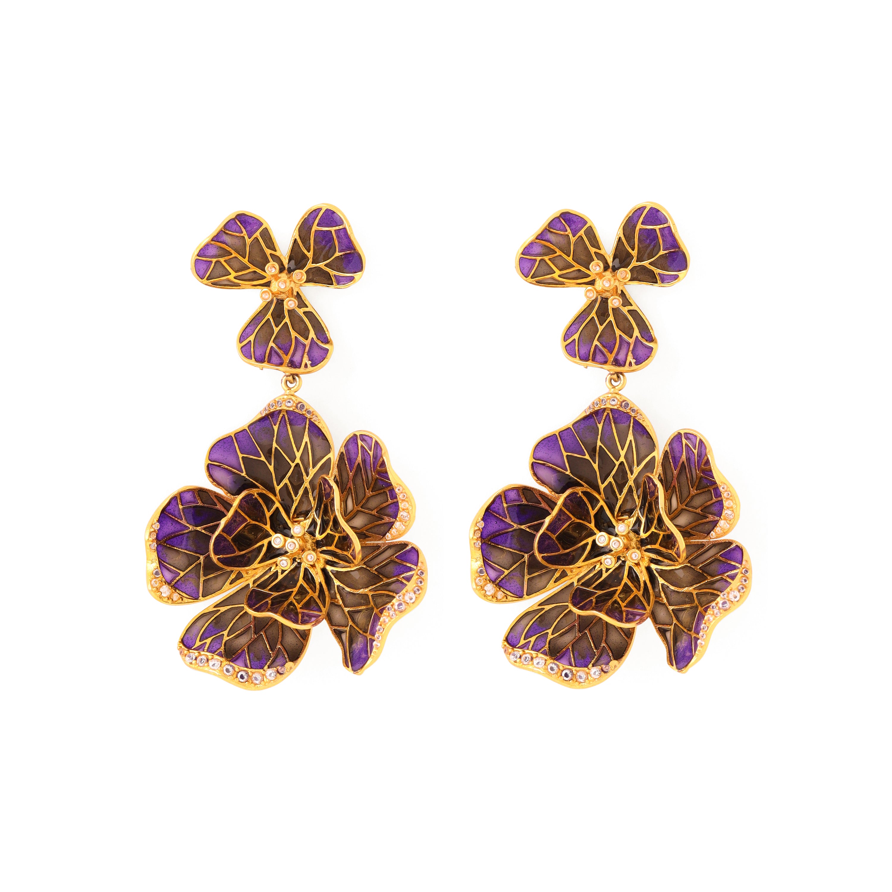 Fiore chandelier - Amethyst