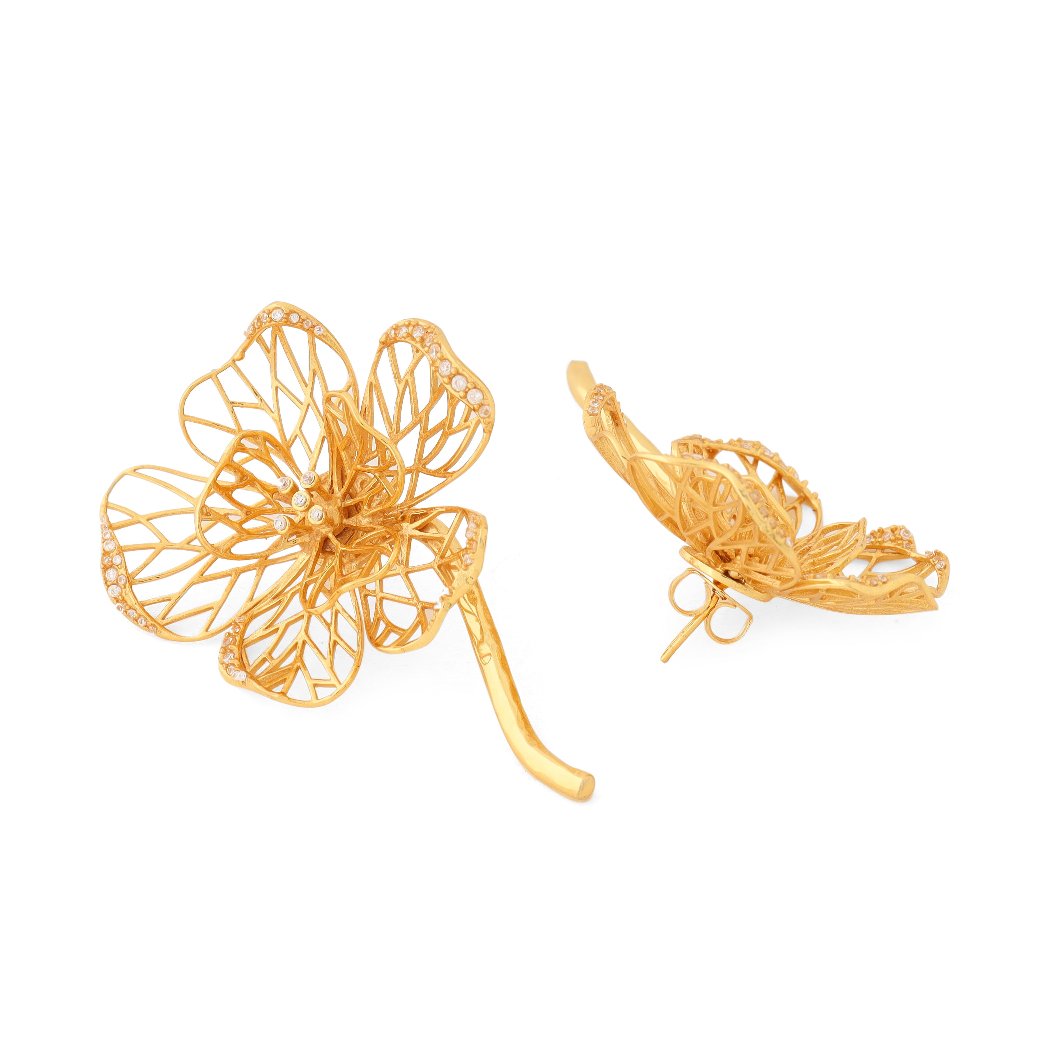 Fiore oro Earrings