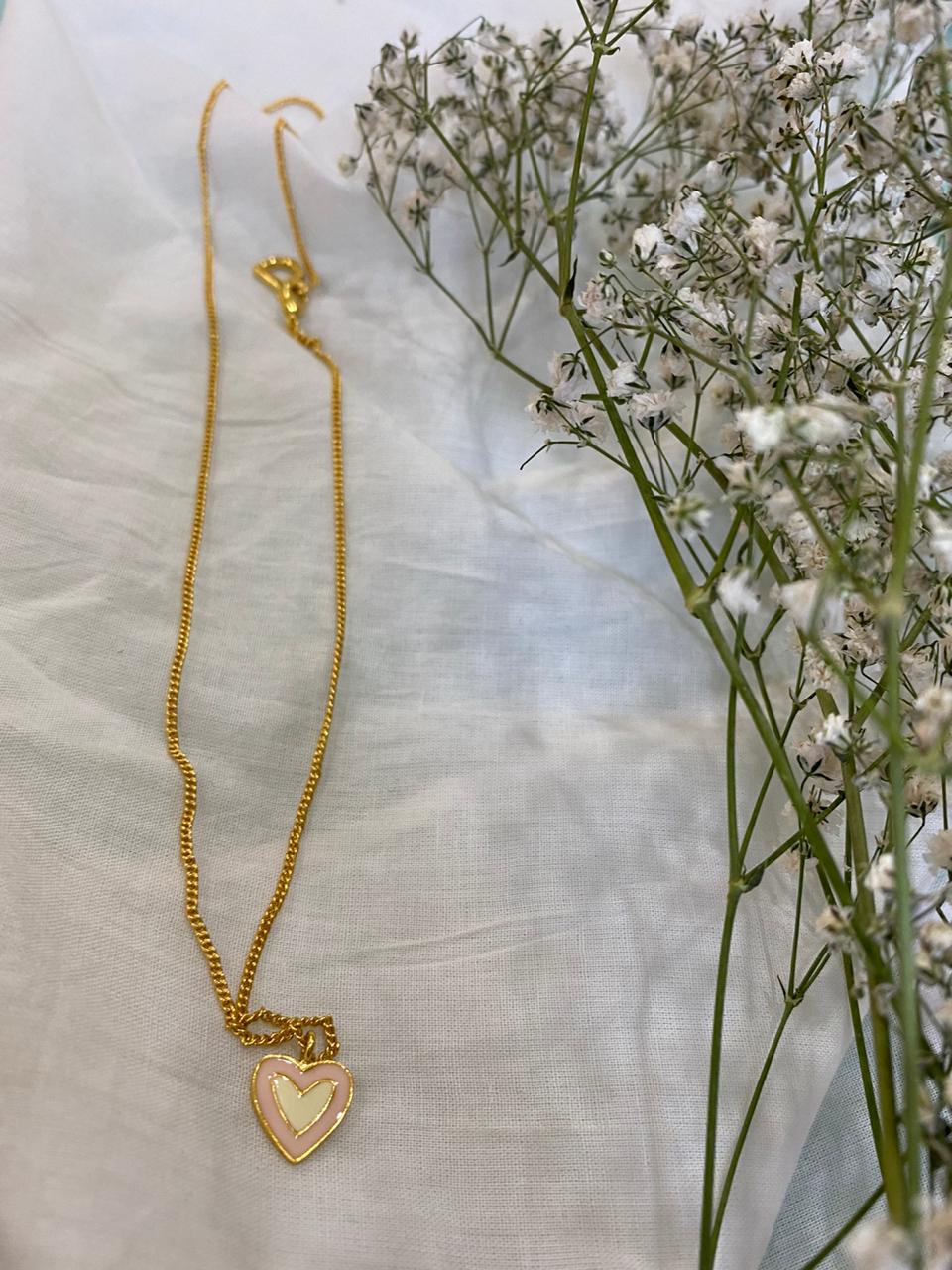 Heart Initial Neck Chain