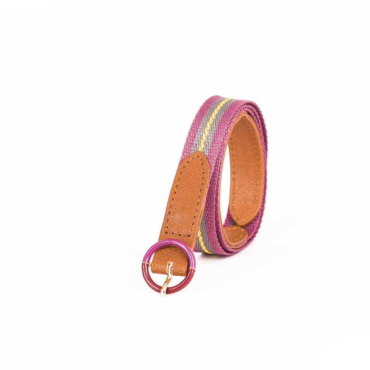 Amor Belt - Tan grape & Plum - AZGA