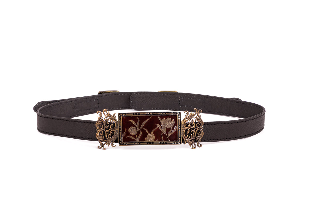 The Zahra Belt - Antique Black