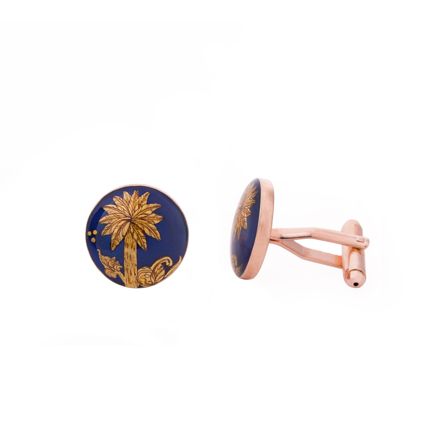 Palm Tree CUFFLINKS, DUBAI CUFFLINKS, GOLD CUFFLINKS
