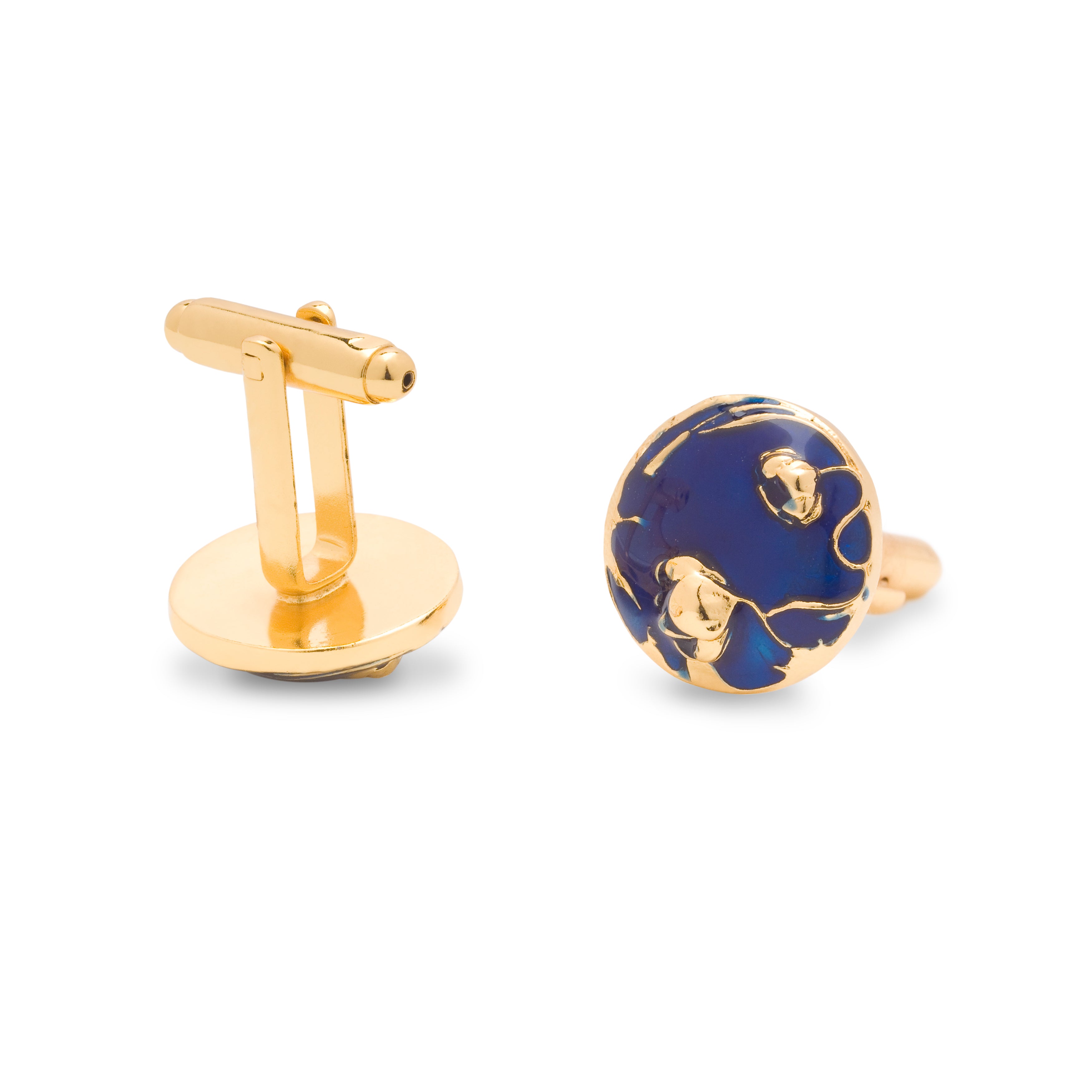 Bloom Maroon Cufflinks - AZGA