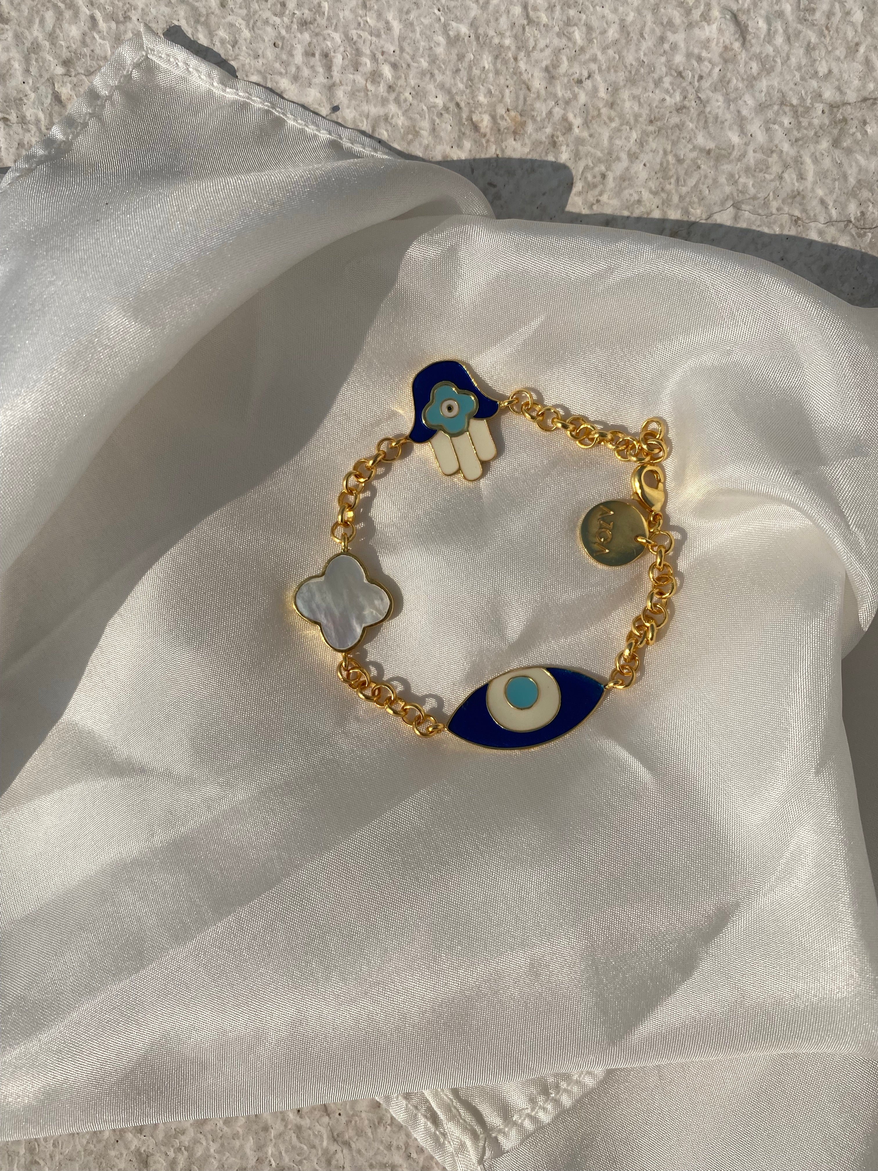 Nazar charm bracelet