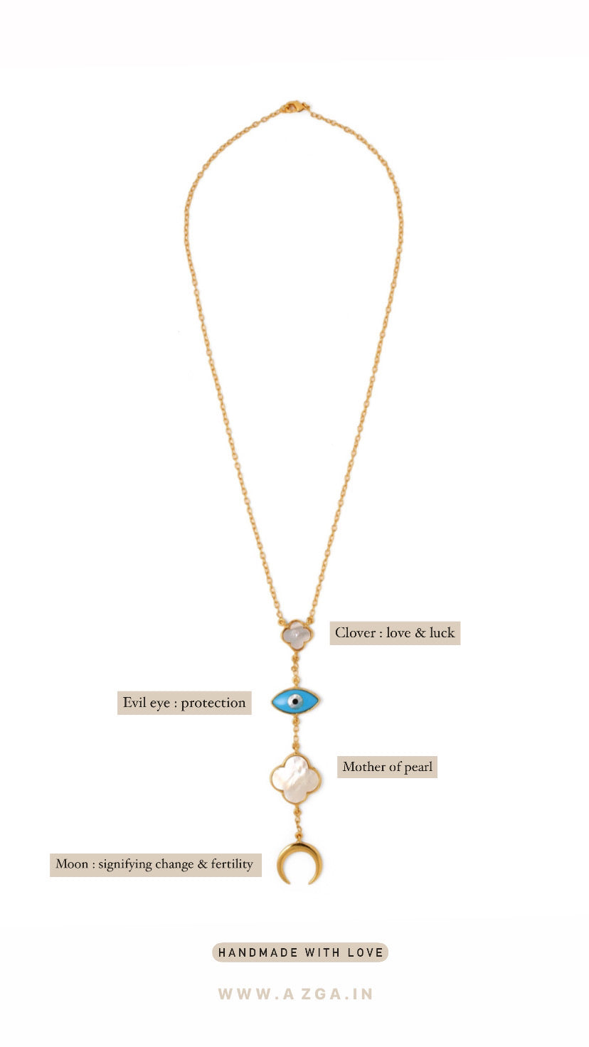 Over the moon neck chain