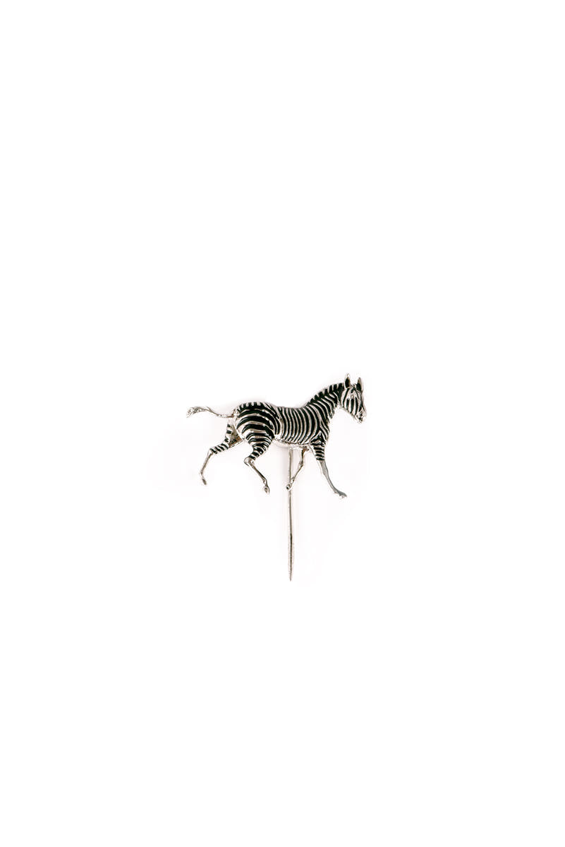 Zebra Lapel Pin