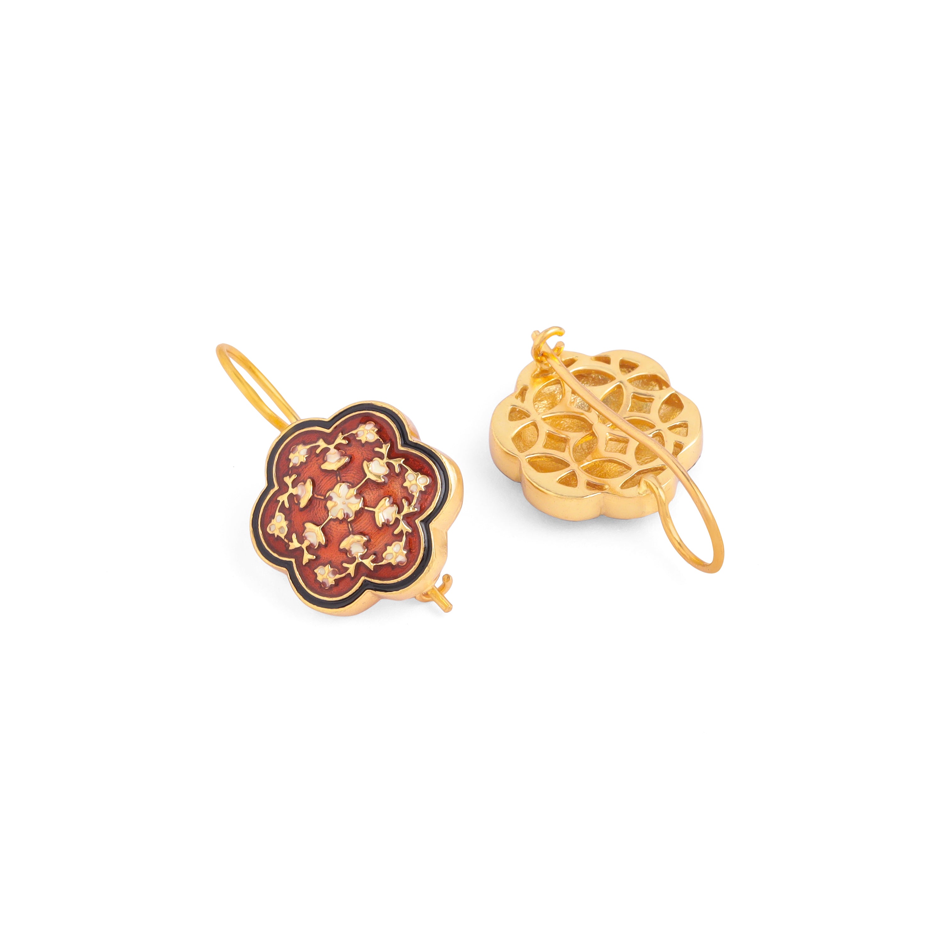 Minar Enamel Earrings