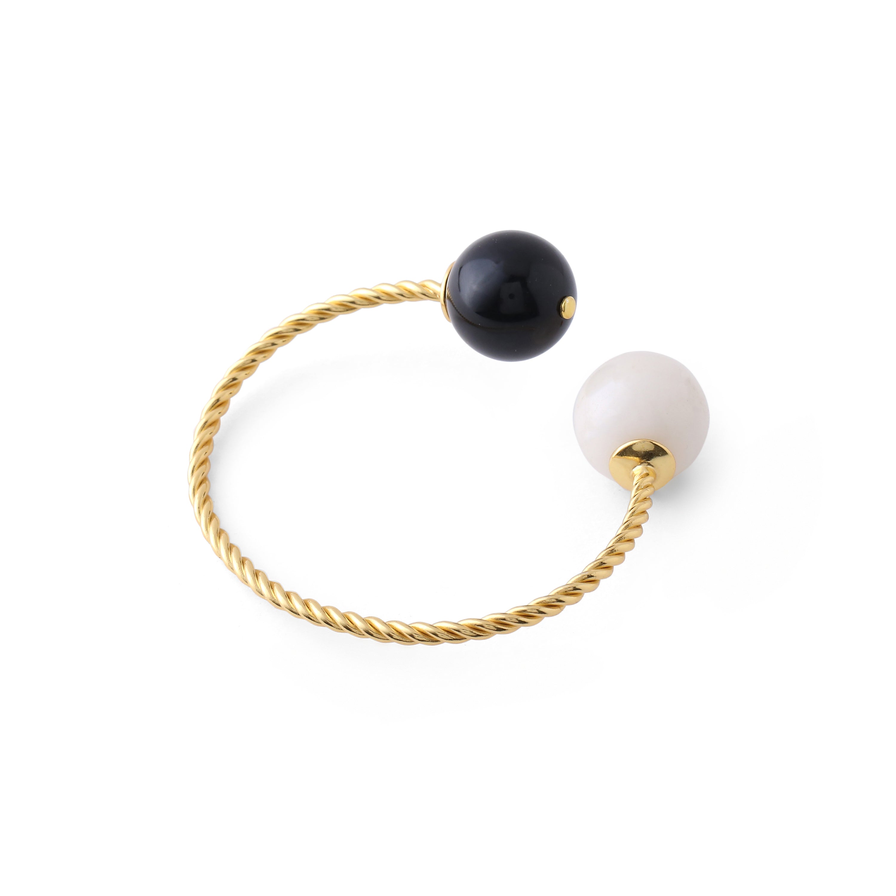 Yin Yang twister cuff