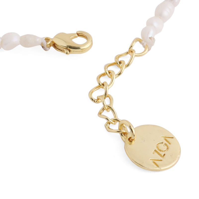 Happy Bracelet - Smiley Face Pearl Bracelet with Heart Charm – NICOLETTE  PARQ