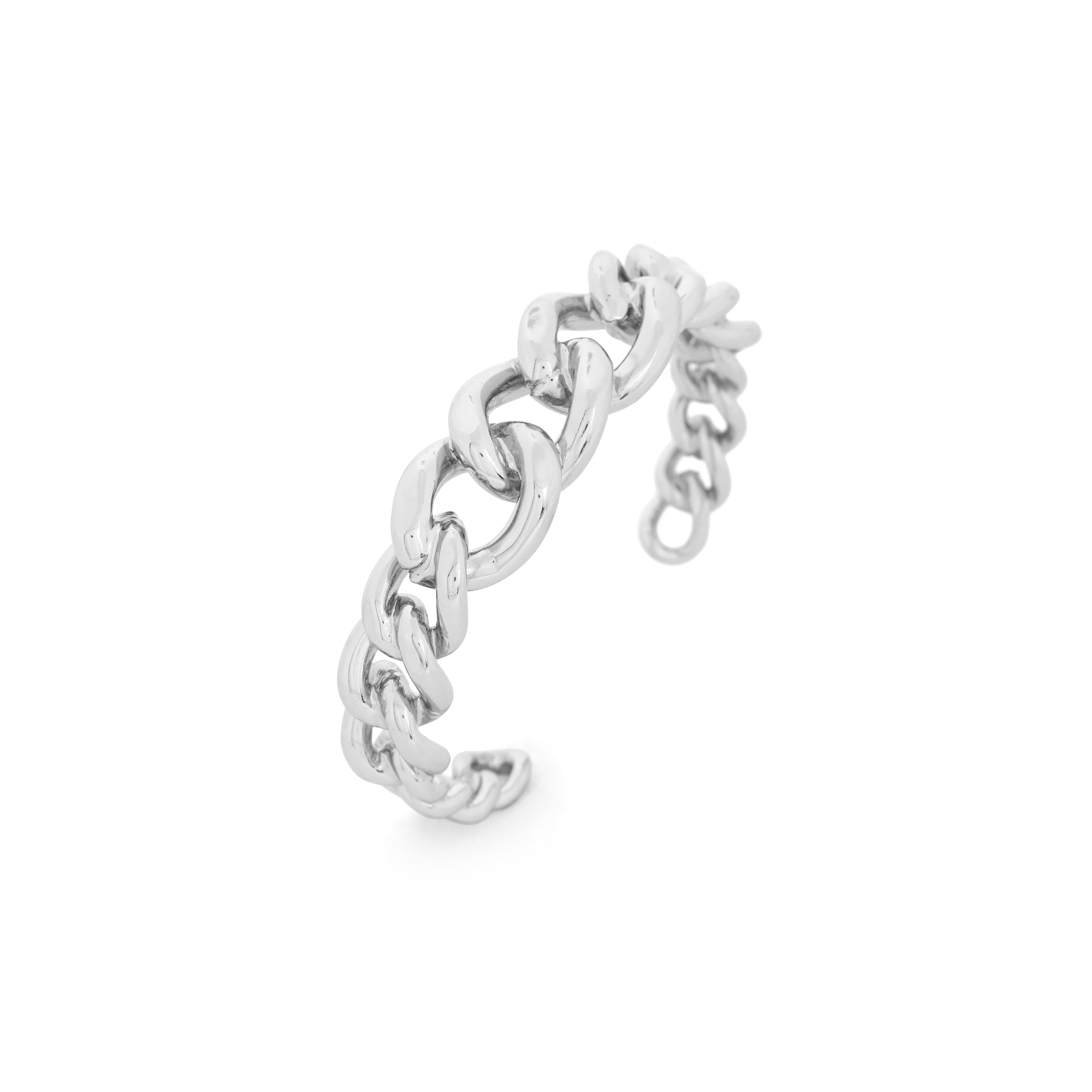 Vault Cuff - White Gold