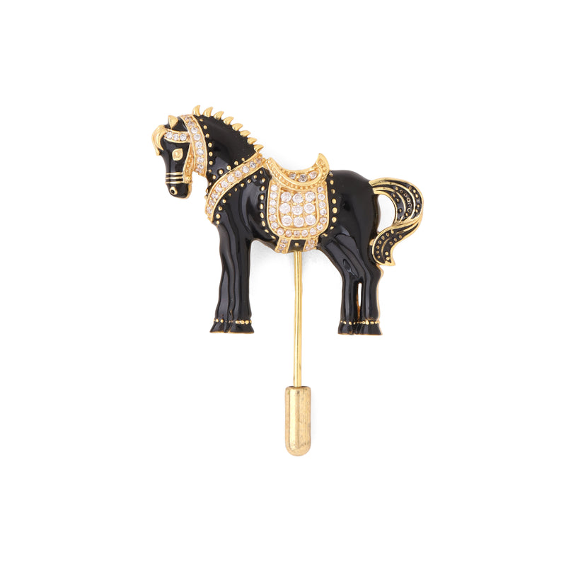 Jewelled horse - Gold