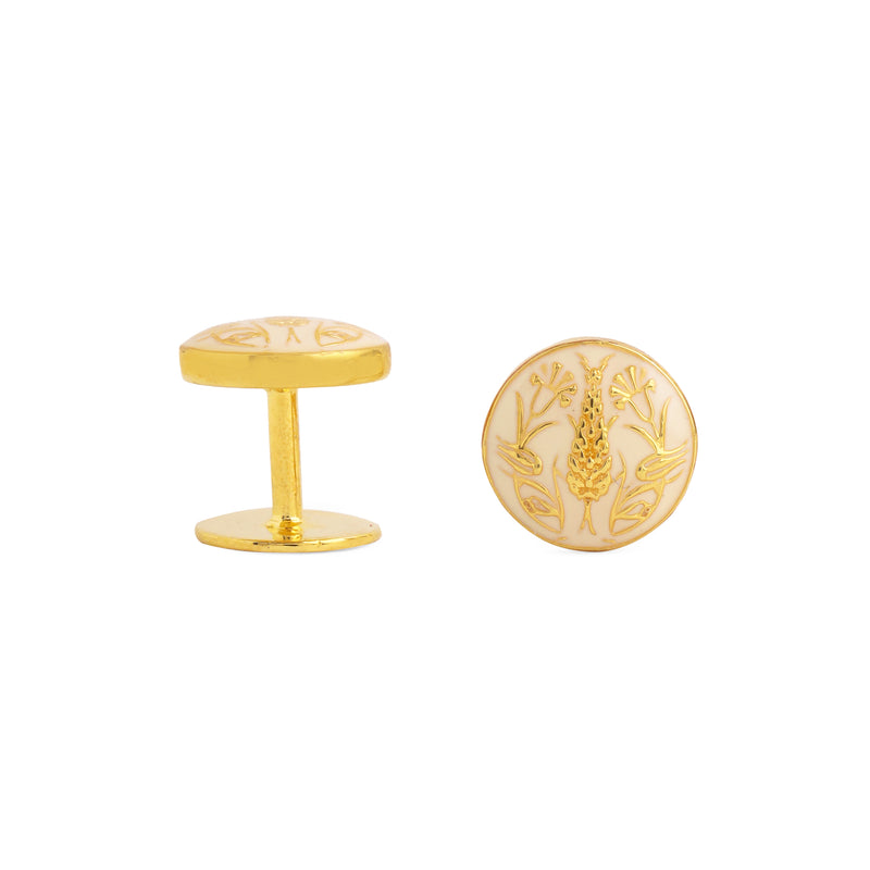 Shalimar Kurta Buttons - Ivory (Set of 4)