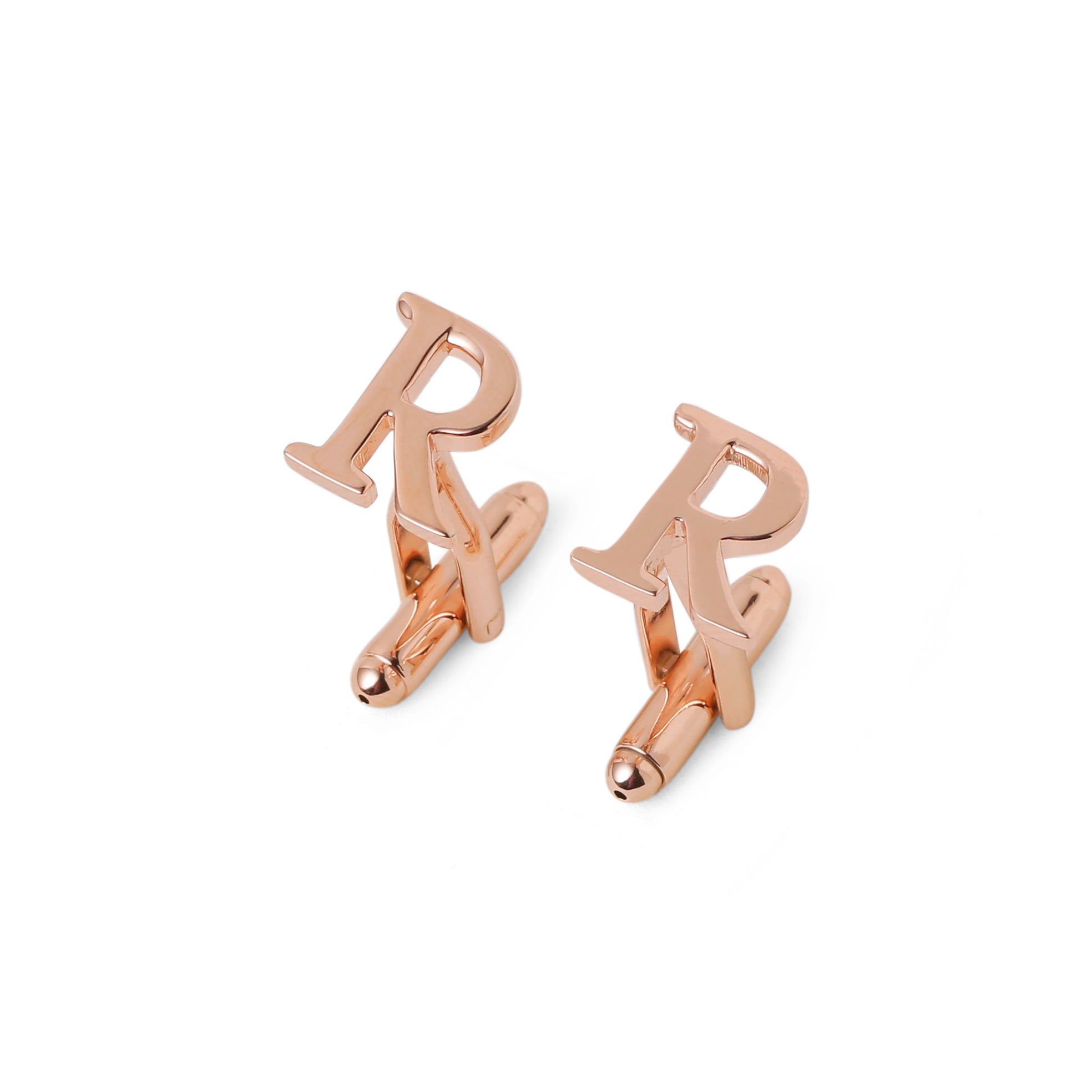 Individual Initial Cufflinks with Engraving