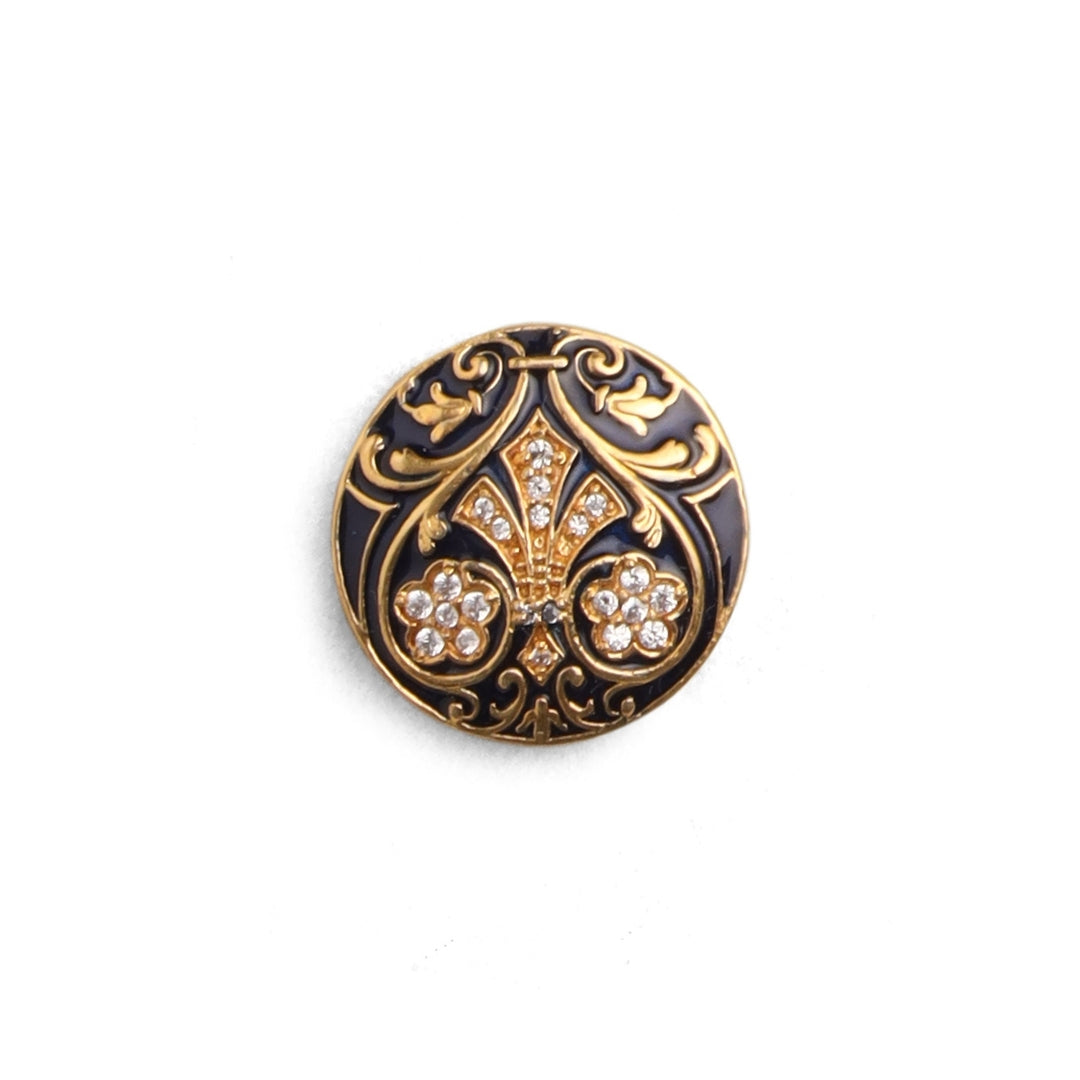 Buy Black Padmaa Button (set of 7 Big 6 Small) - Azga