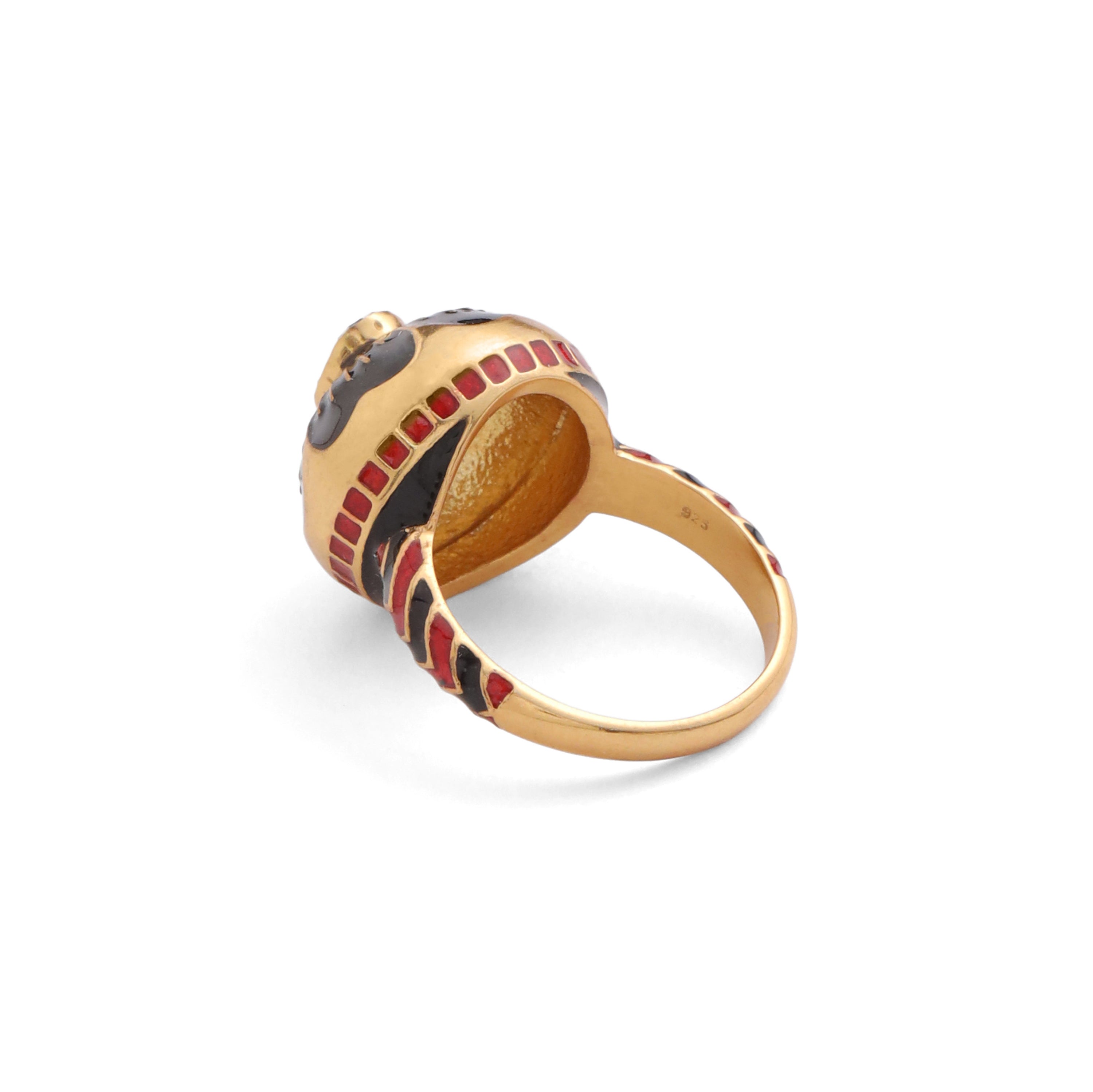 Palermo Dream Ring - Barn red & Charcoal