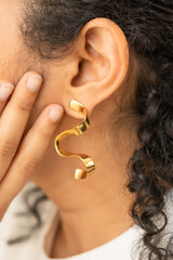 amaha wavy earrings