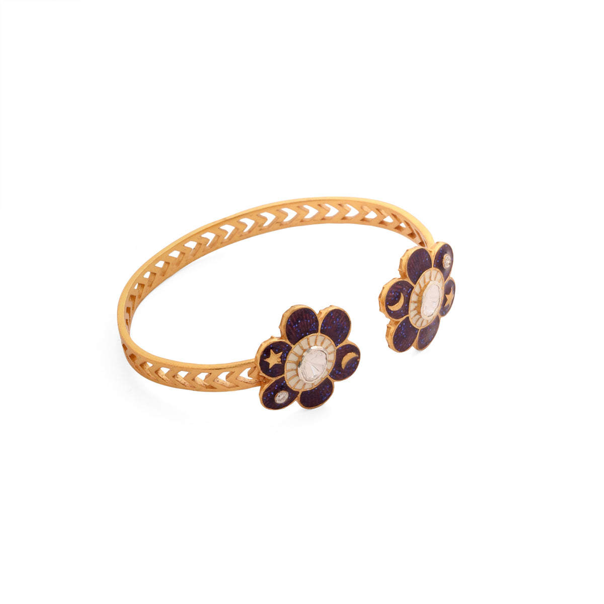 Pomelia Open Cuff - Purple