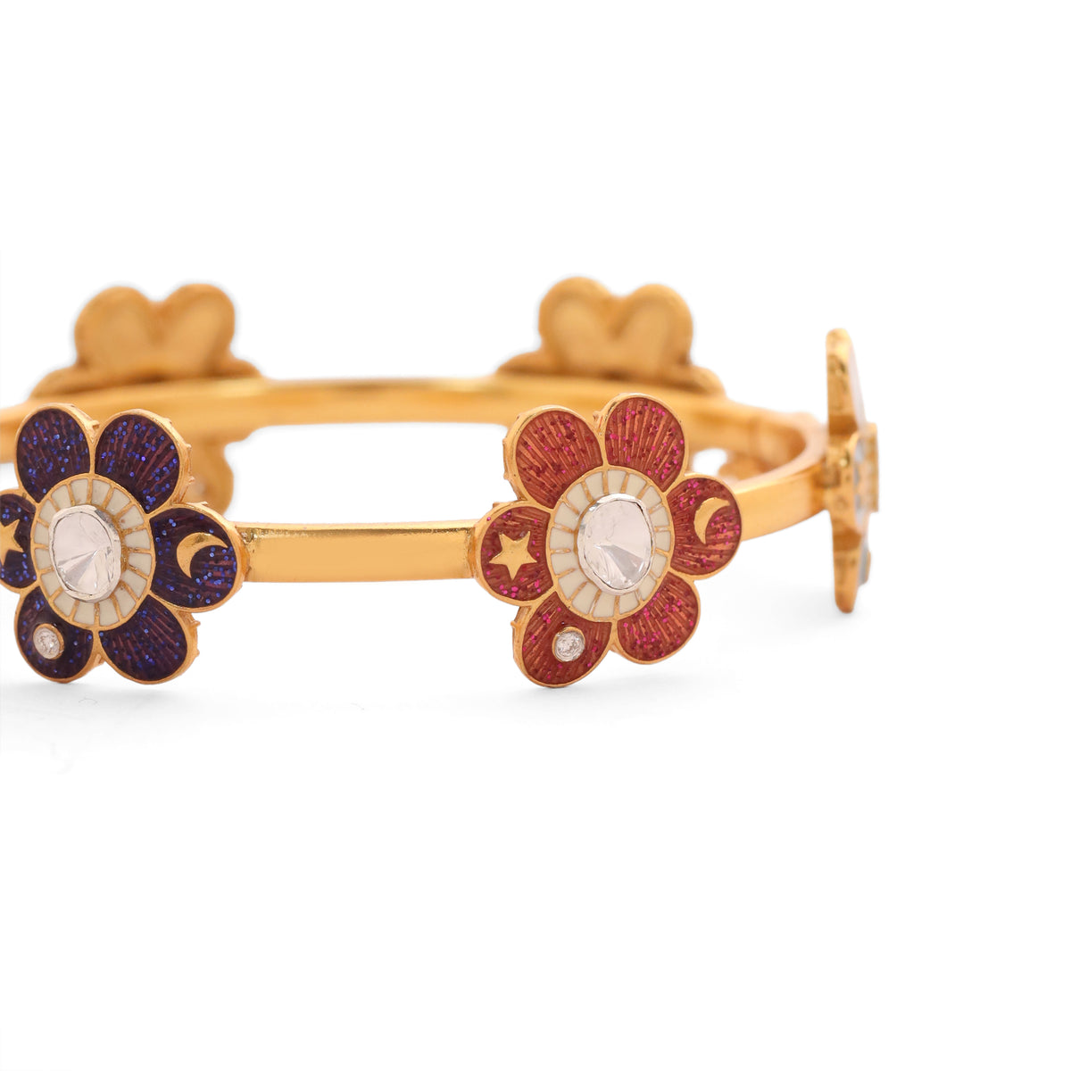 Pomelia Chand Sitara Cuff