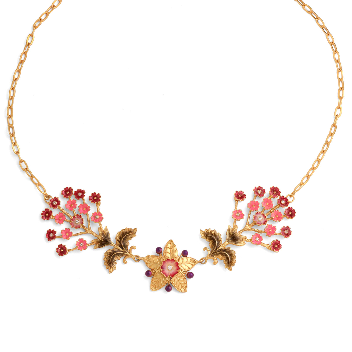 Zora Blushing Dynasty Enamel Choker