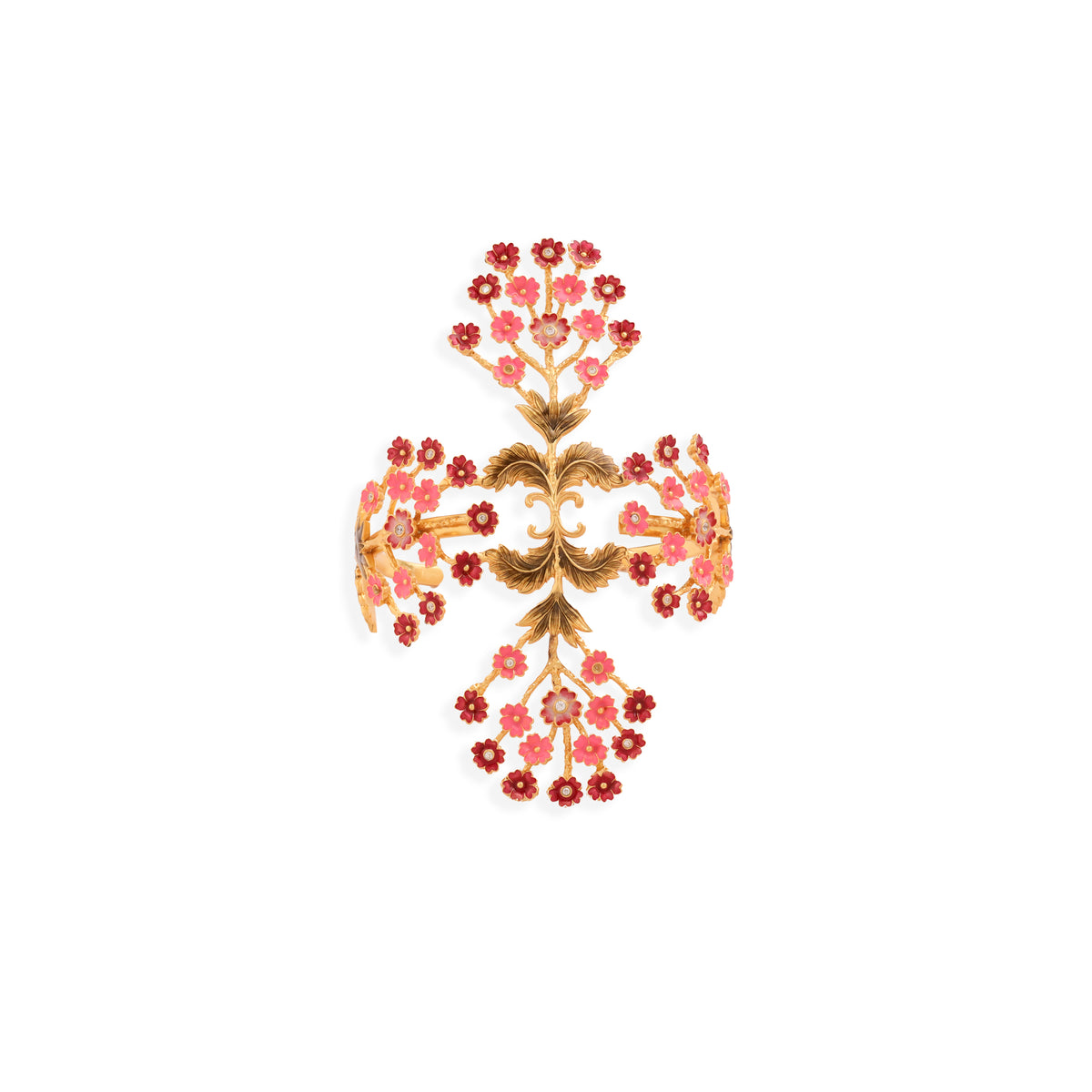 Zora Blushing Dynasty Enamel Hand Cuff