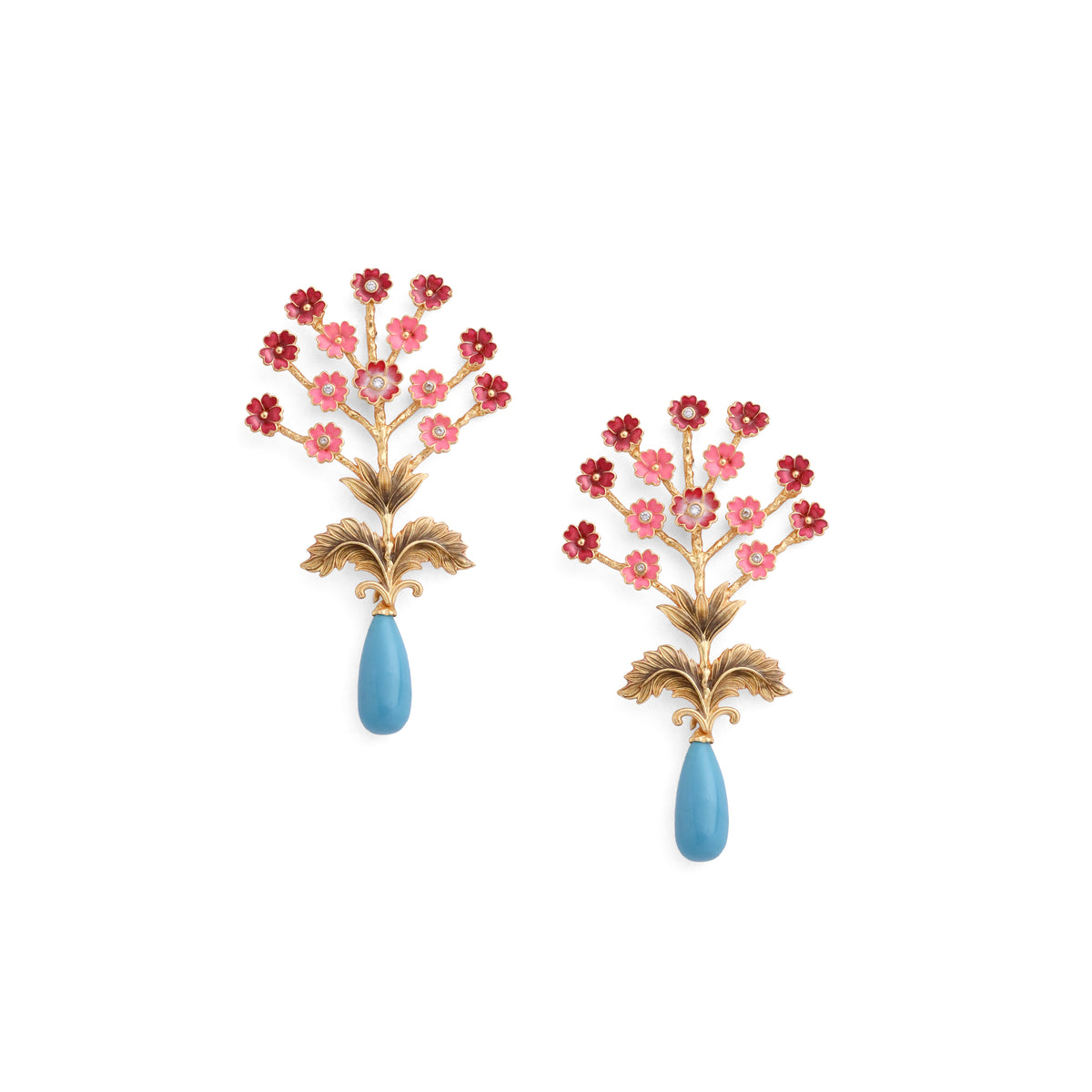 Zora Blushing Dynasty Drop Earrings