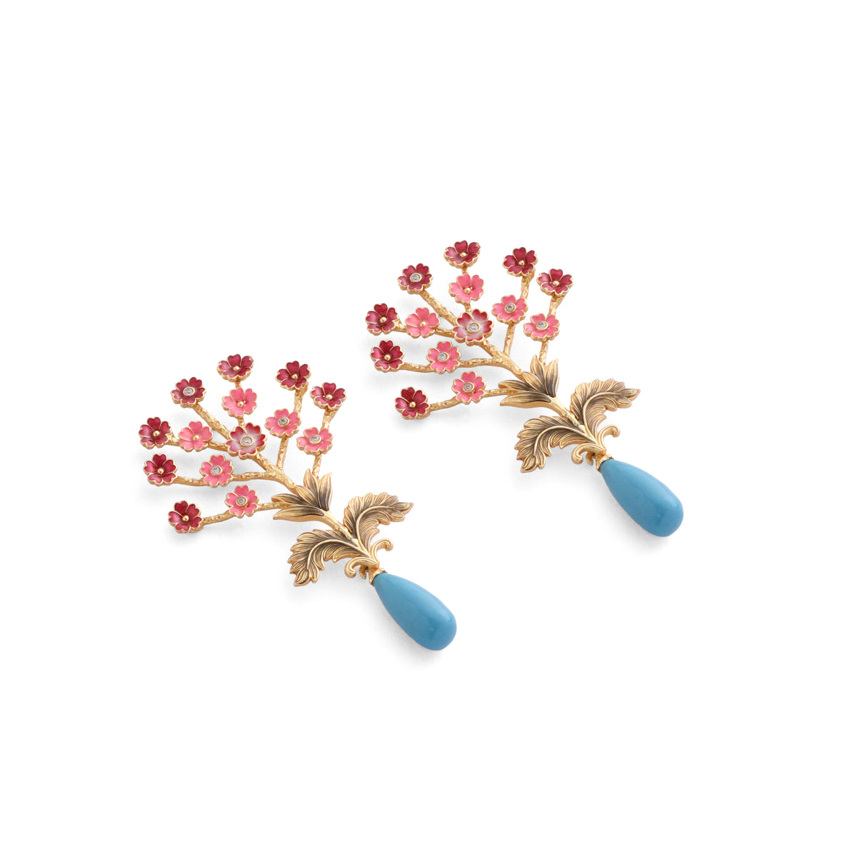 Zora Blushing Dynasty Drop Earrings