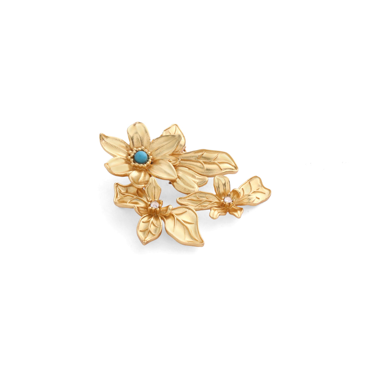 BOTANICAL FLORA BROOCH