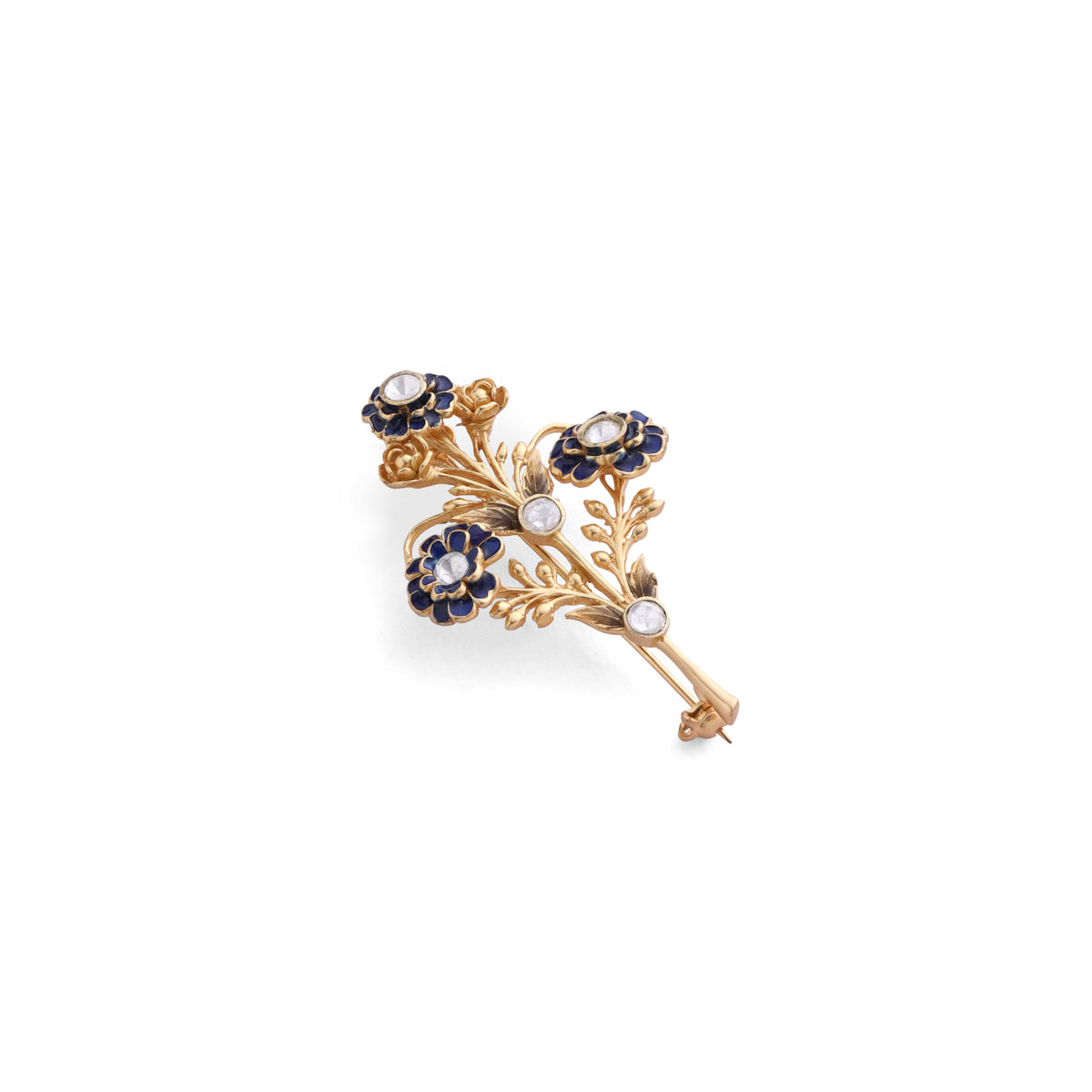 AURELIA BOTANICAL BROOCH-BLUE