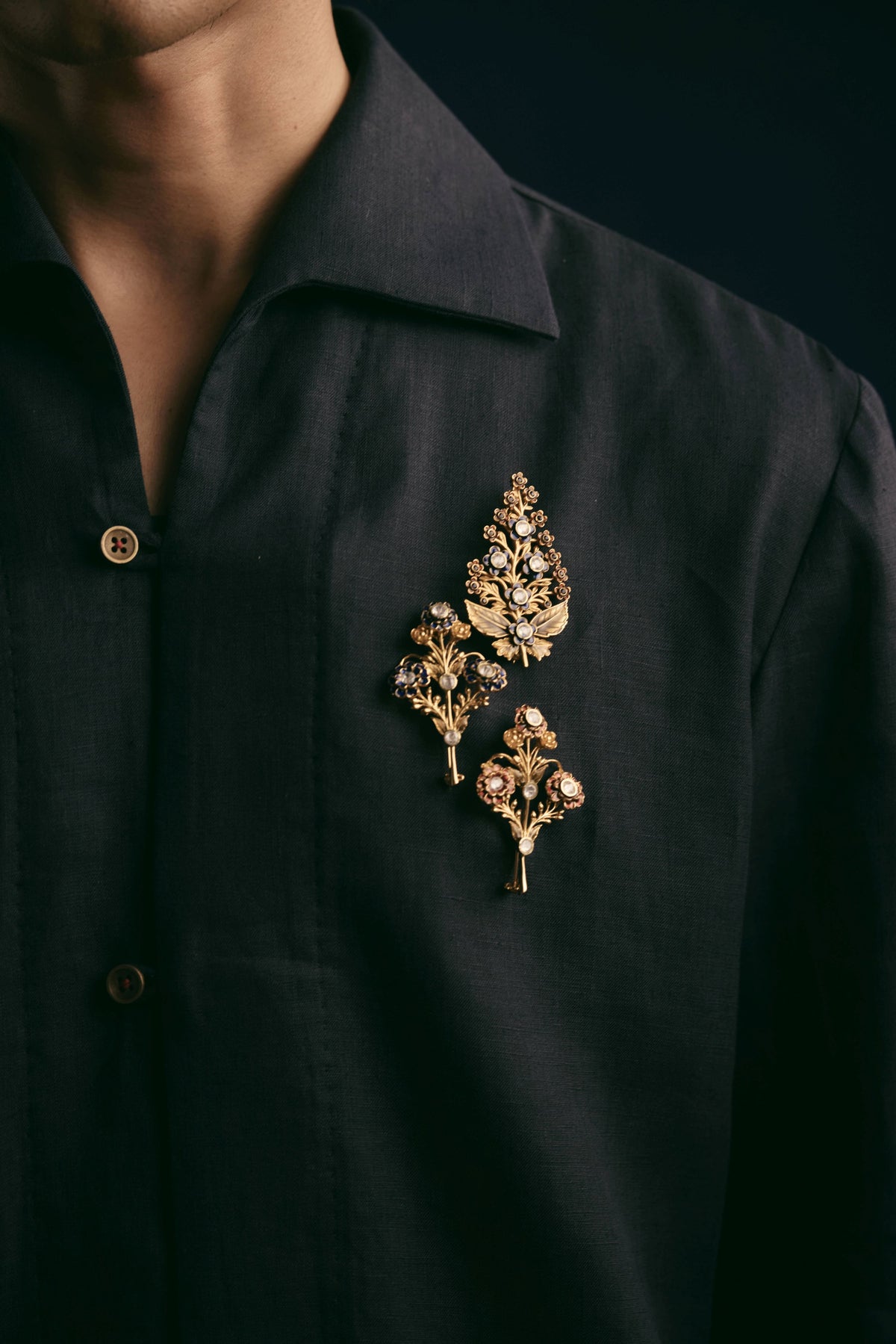 ELAN FLORAL BROOCH