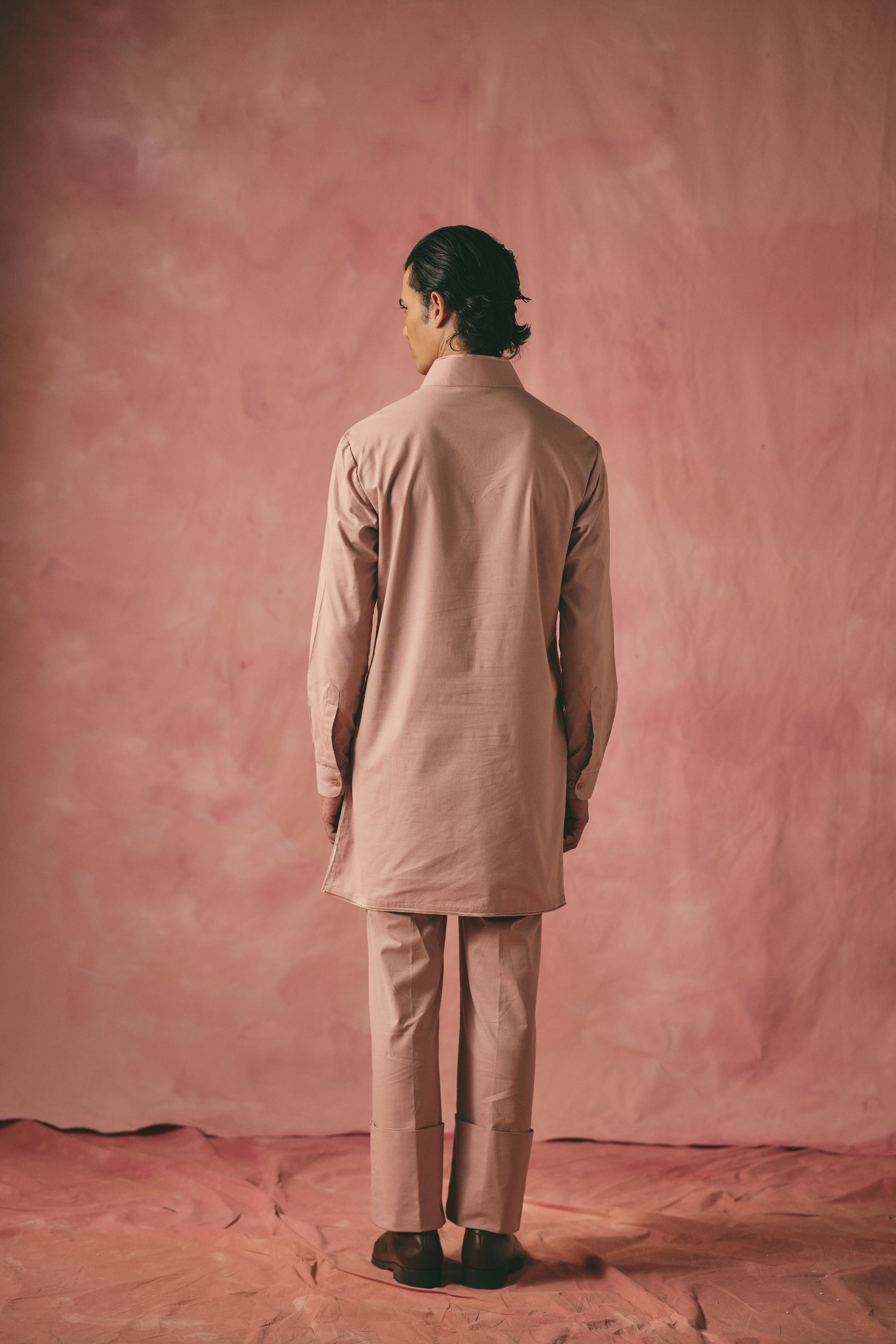 Classic Kurta Set - Blush Pink