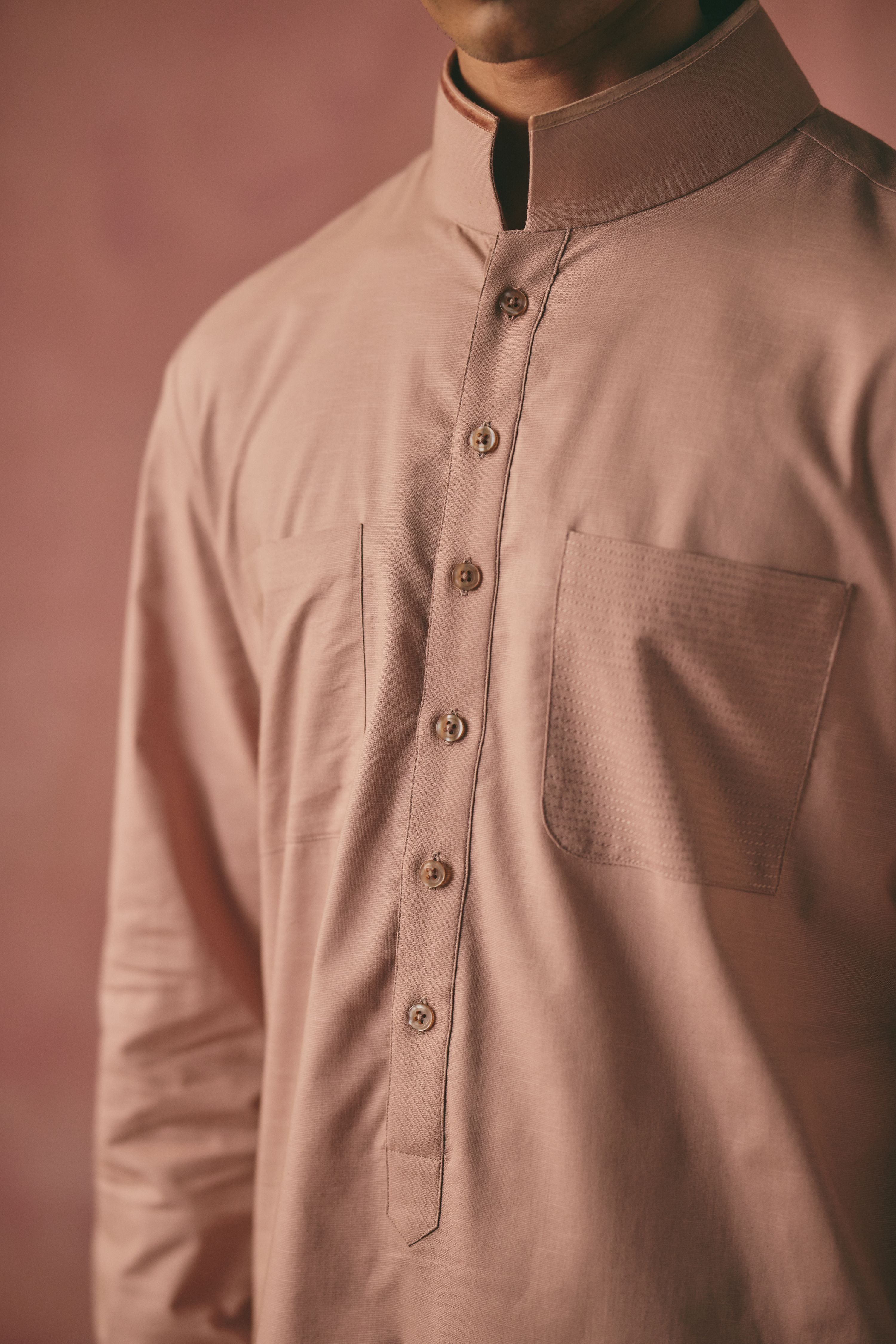Classic Kurta Set - Blush Pink