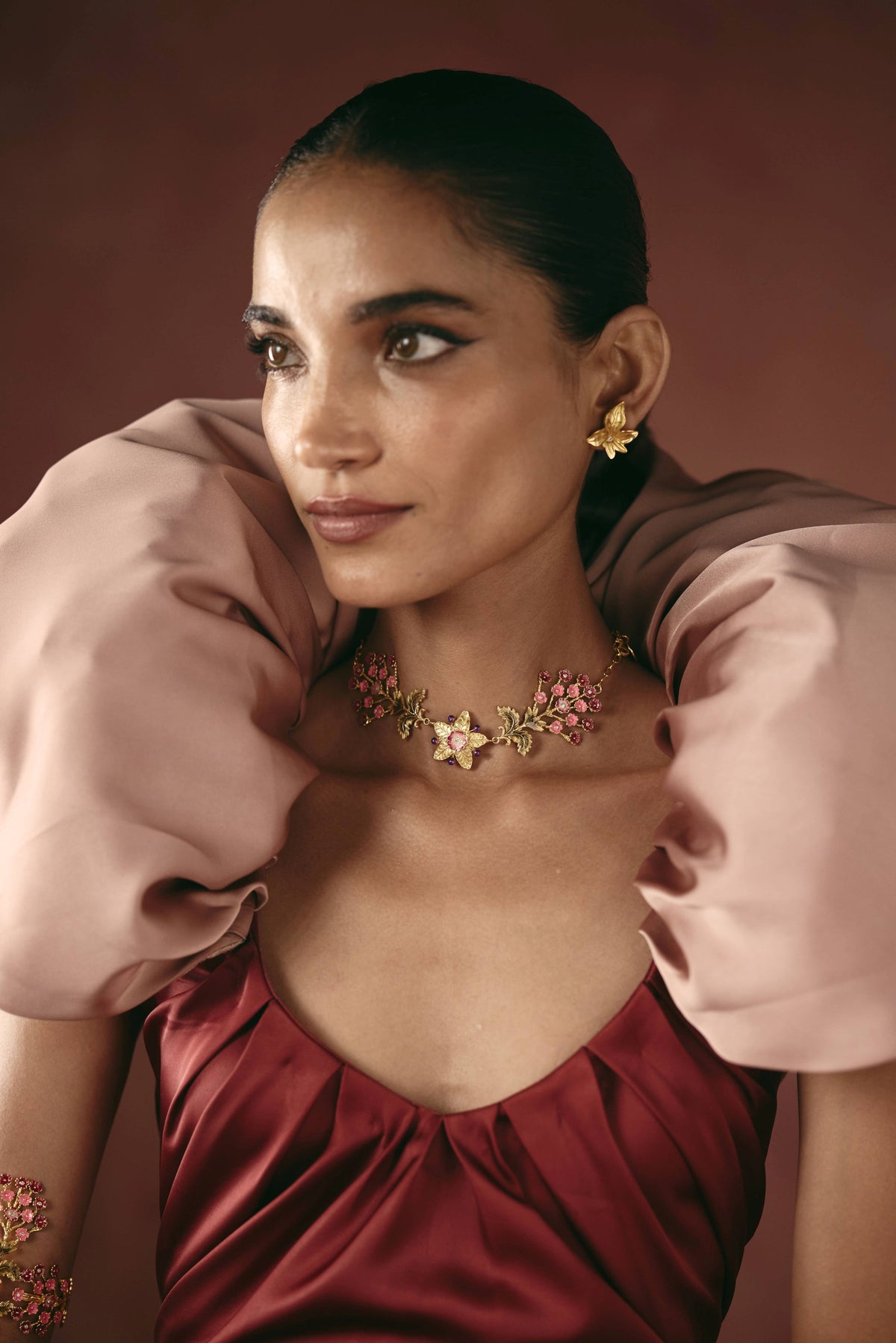 Zora Blushing Dynasty Enamel Choker