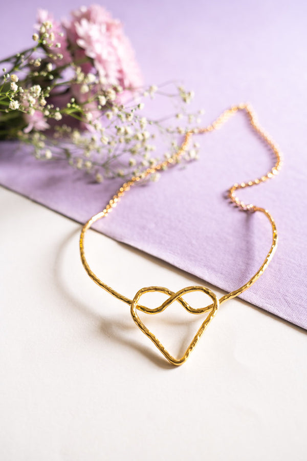 Infinity Heart beat Necklace