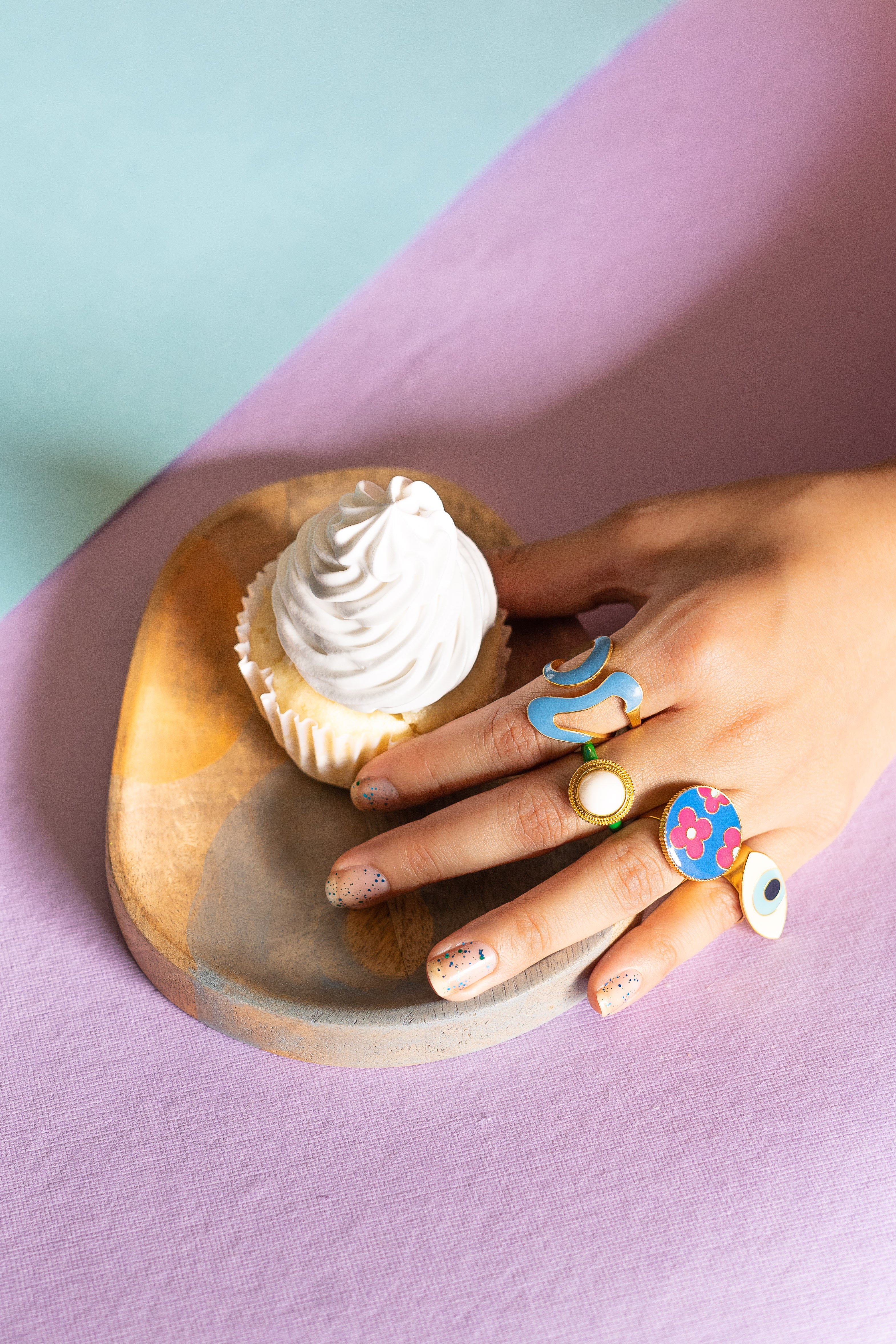 Wave Ring Blue