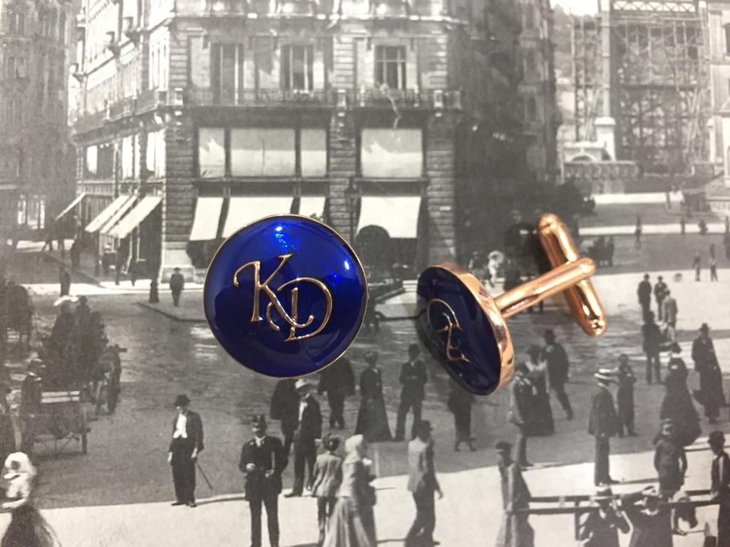 Initials/ Monogram - with Enamel - AZGA