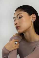 Chand Sitara Hamsa Polki Ring